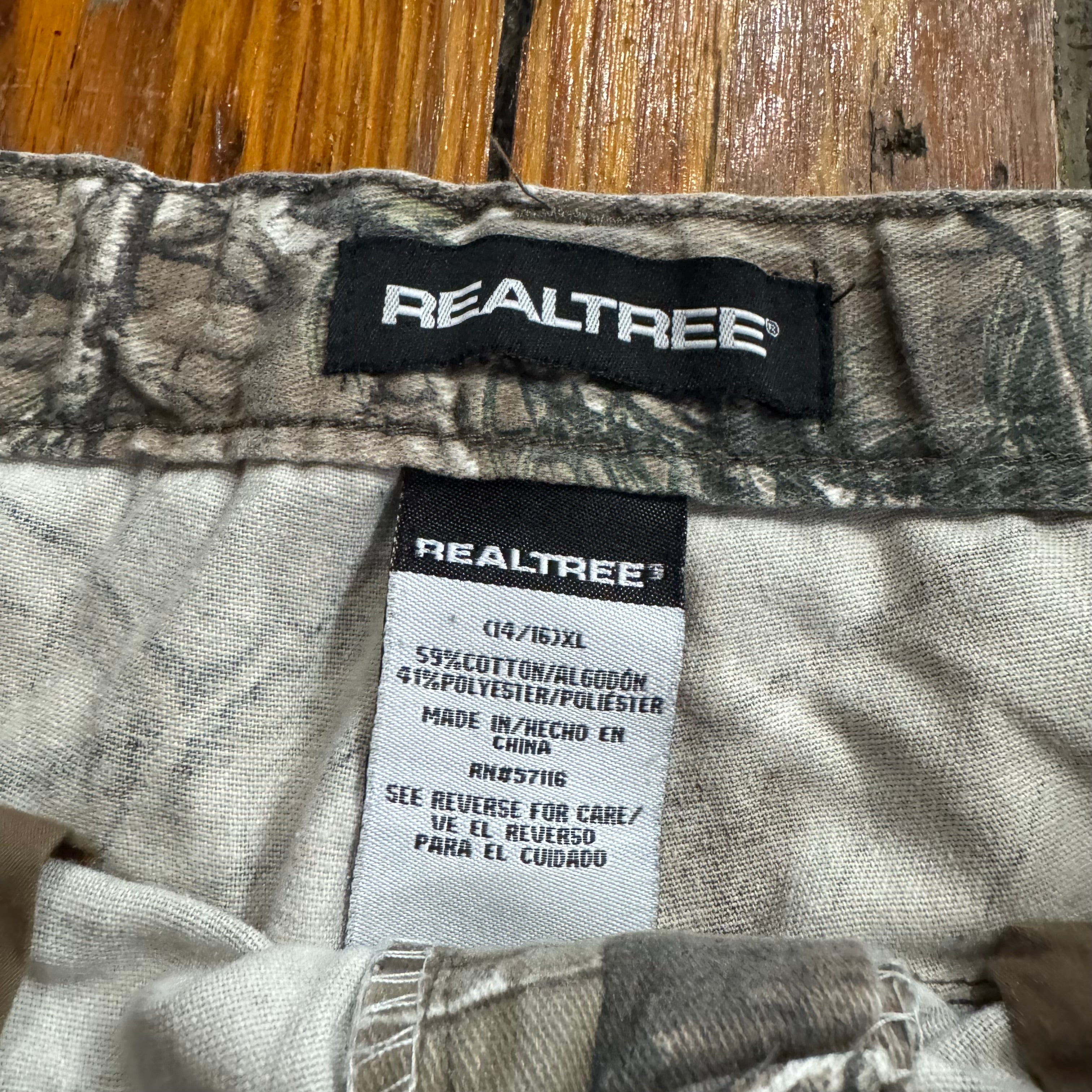 Vintage ReelTree Camo Cargo Pants Sz 14
