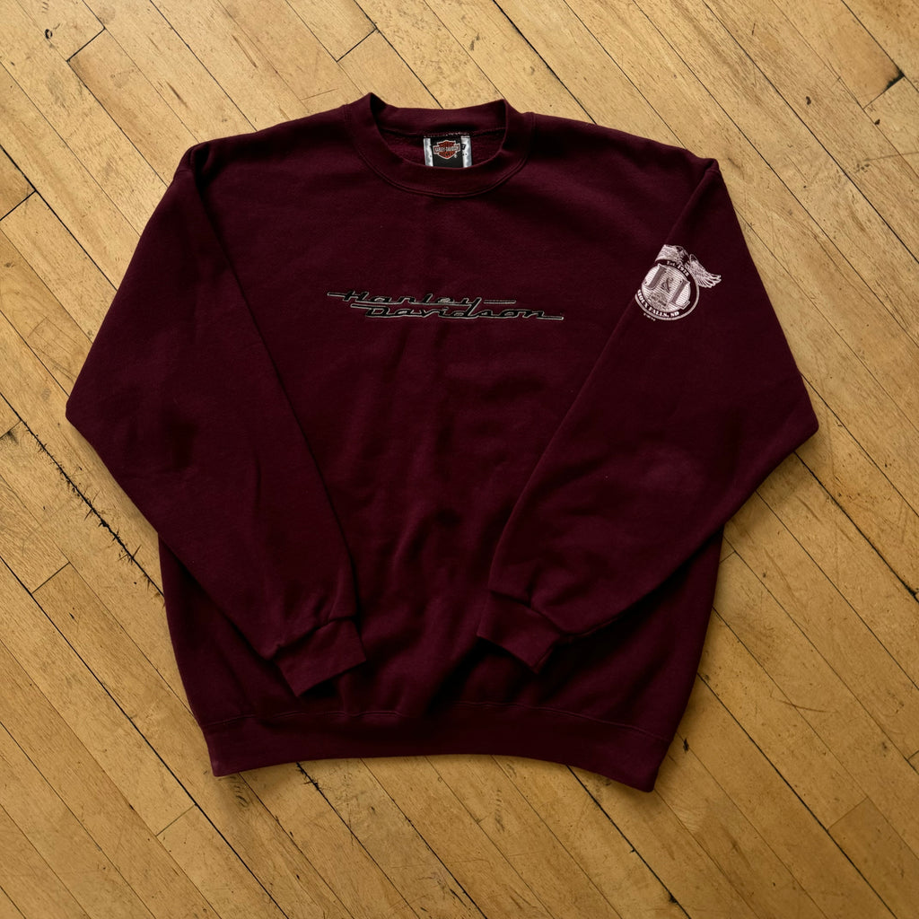 Vintage Harley Davidson Sioux Falls CrewNeck Sz XXL
