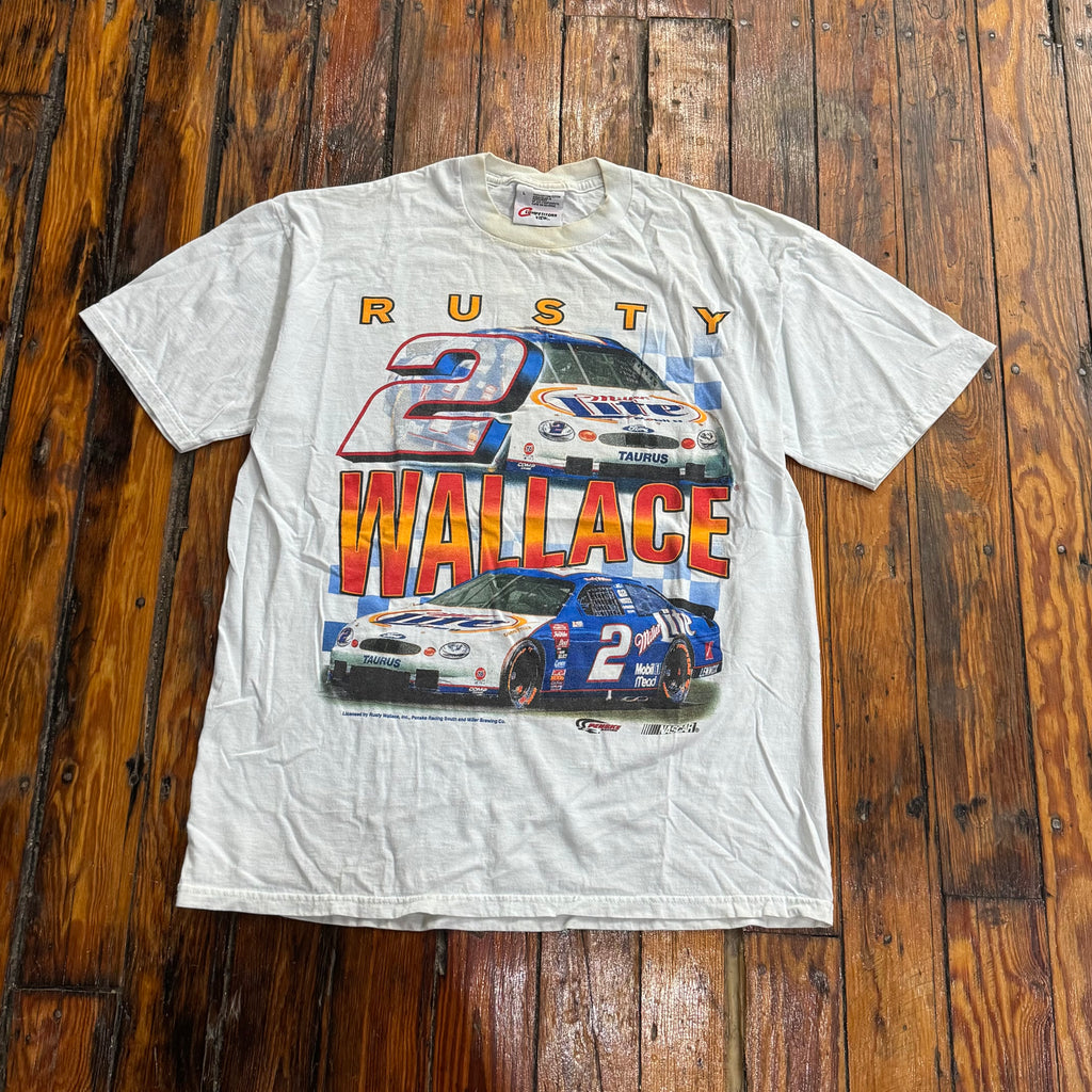 Vintage Rusty Wallace Nascar T-shirt Sz L