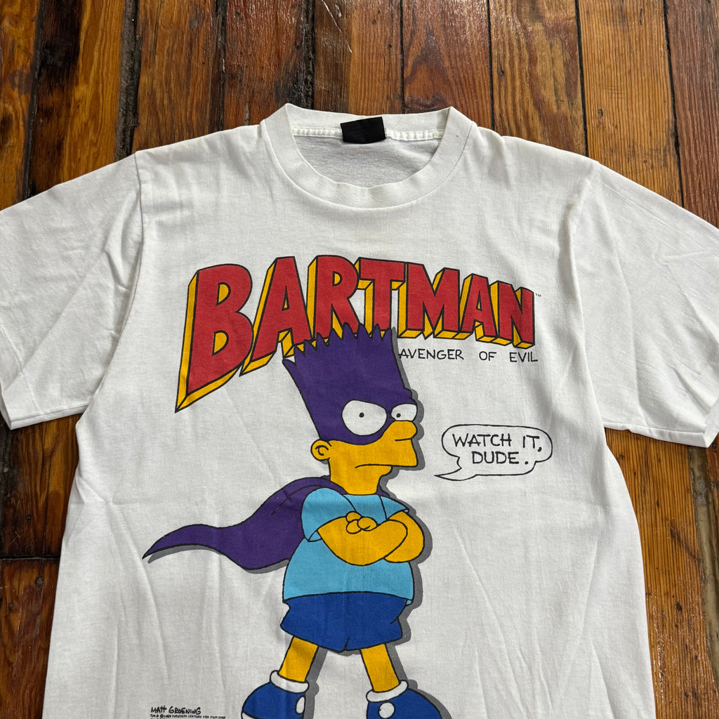 Vintage BartMan Simpsons T-shirt Sz L