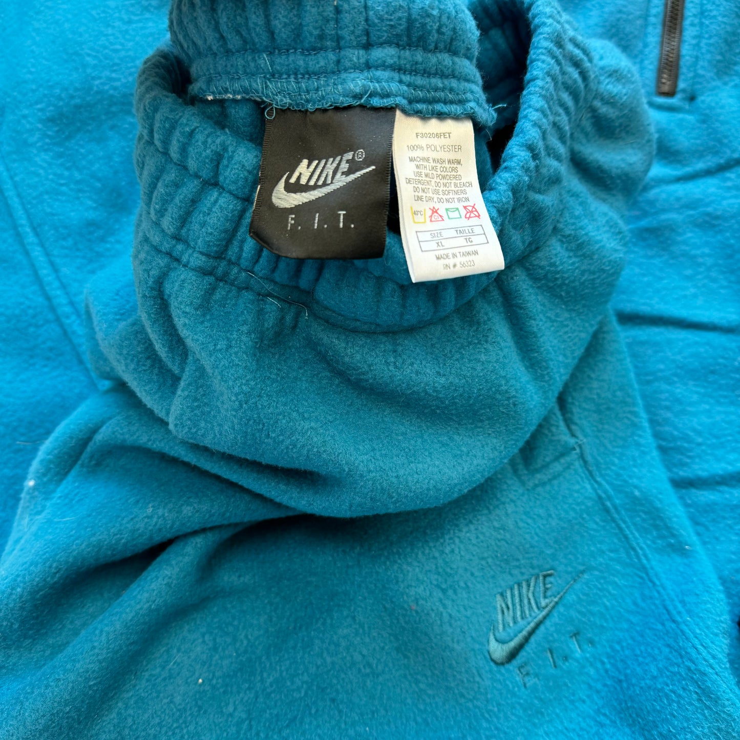 Vintage Fleece Nike F.I.T. sweatsuit Jacket & Pants Sz XL