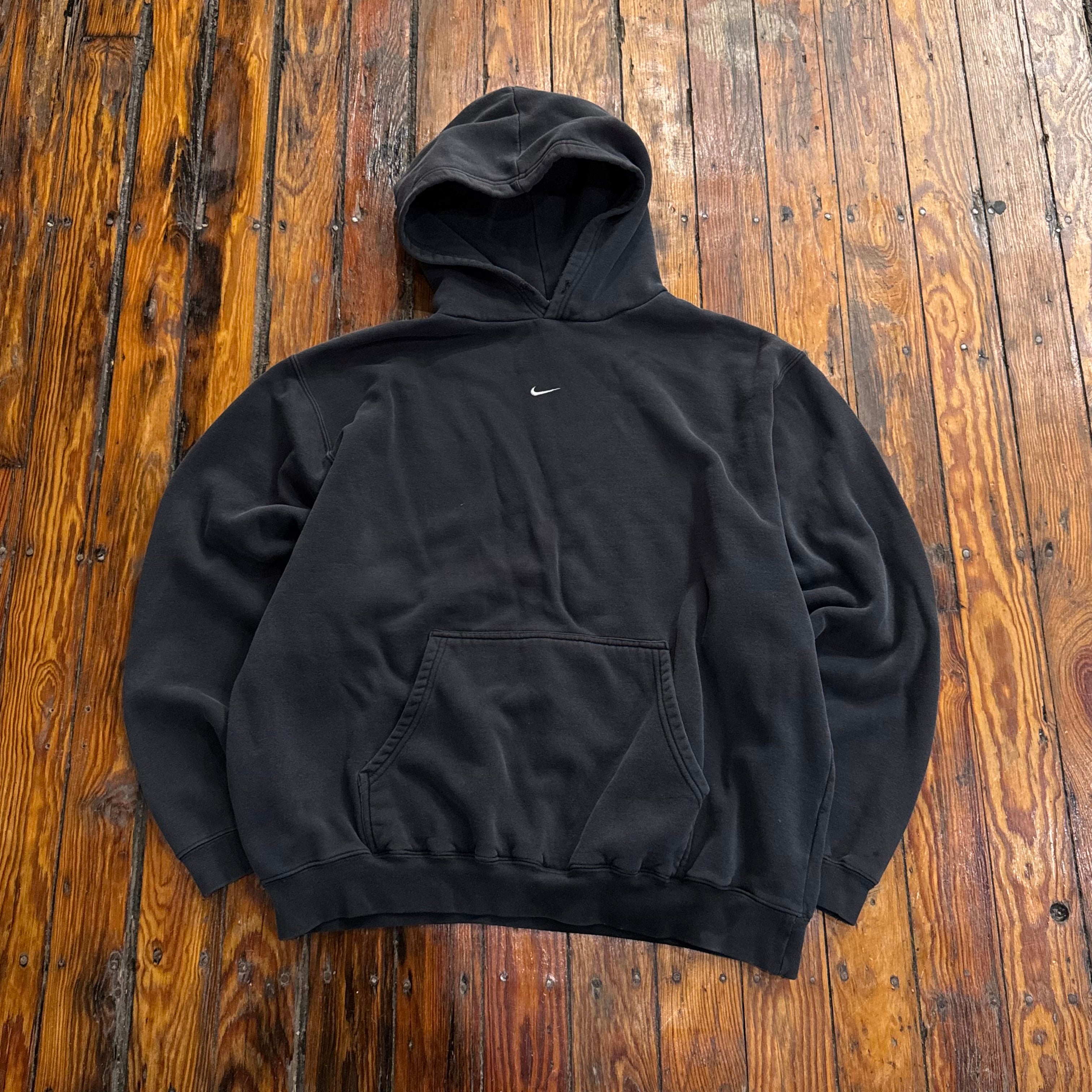 Vintage Nike Center Swoosh Hoodie Sz XXL