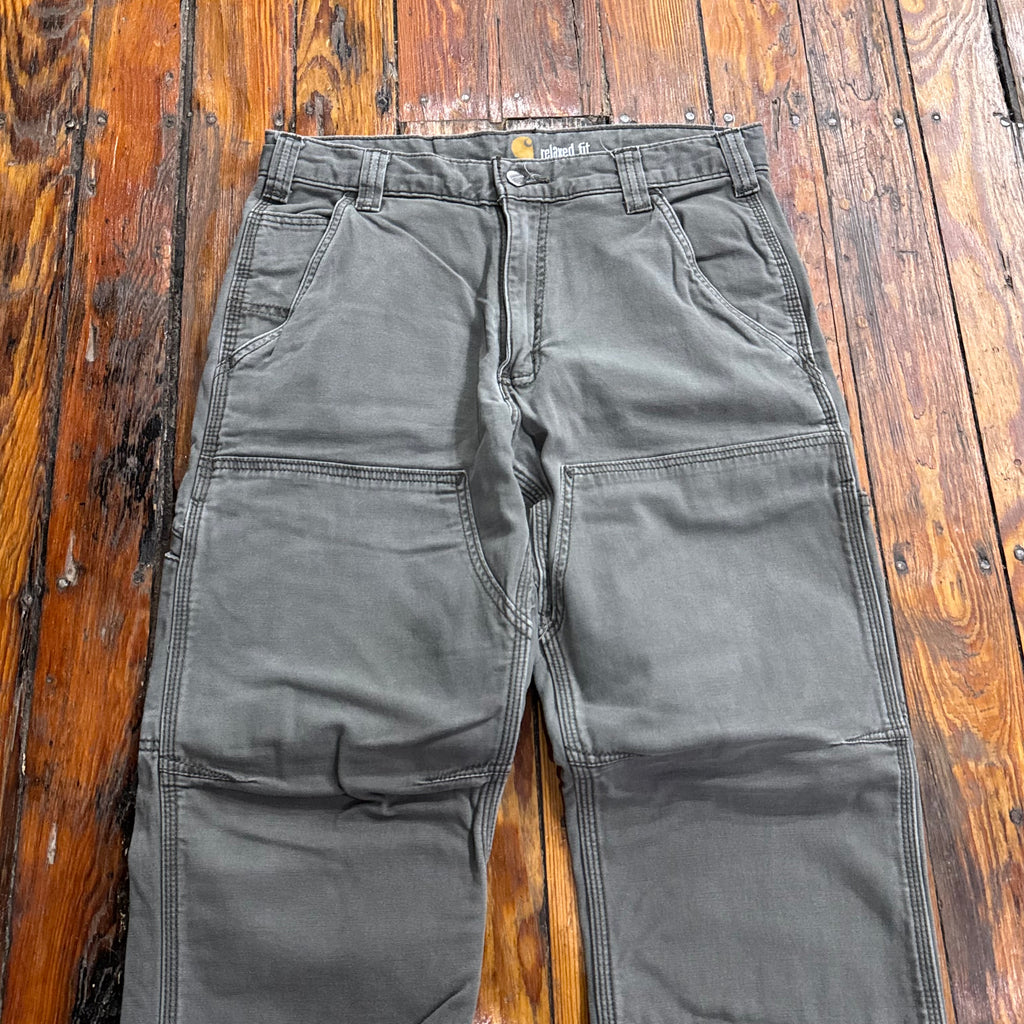 Olive Carhartt Double Knee Khaki Pants Sz 31x30