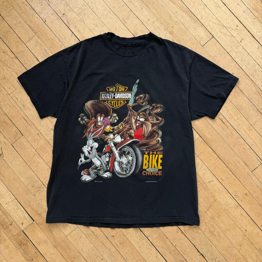 Vintage Harley Davidson x Looney Tunes T-shirt Sz XL