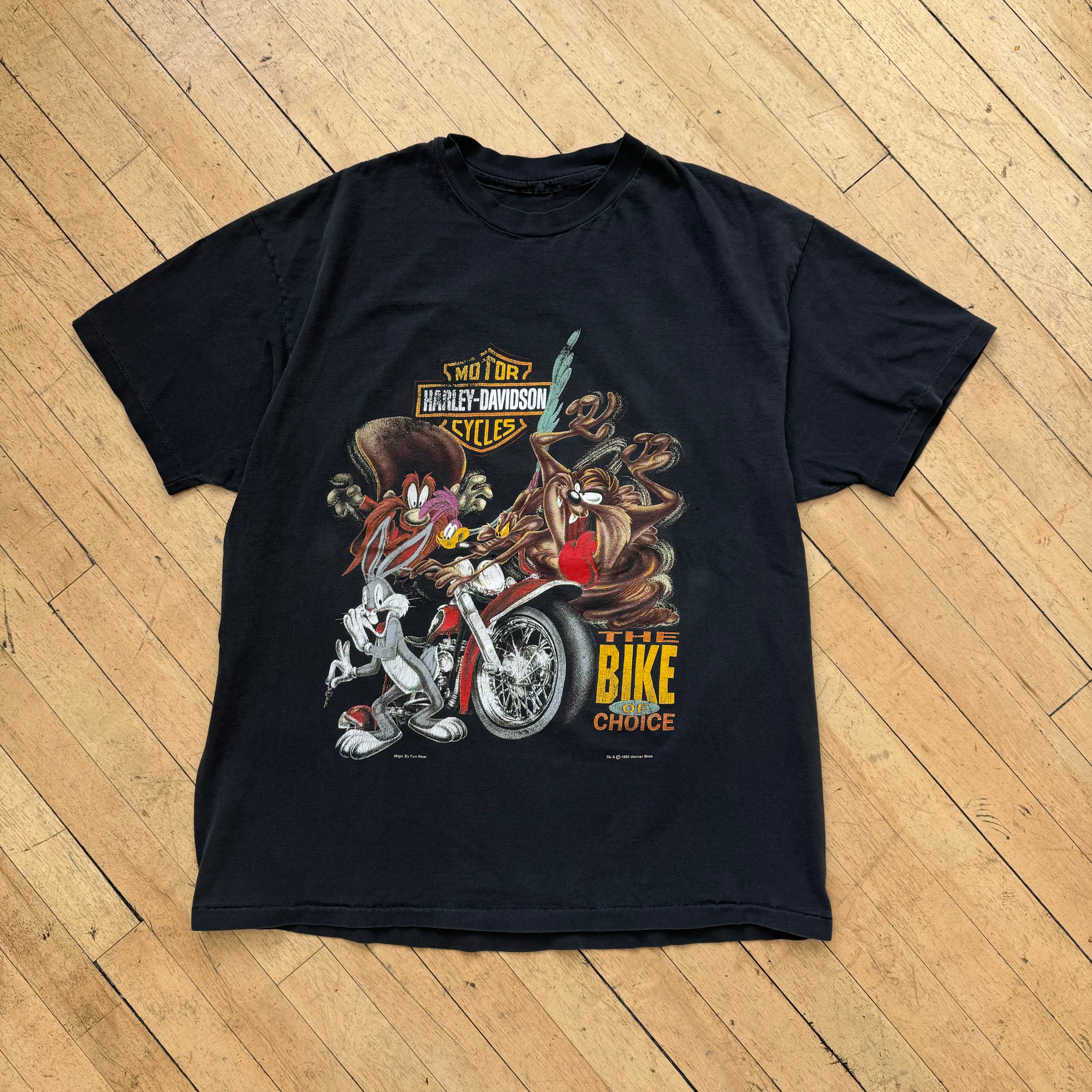 Vintage Harley Davidson x Looney Tunes T-shirt Sz XL