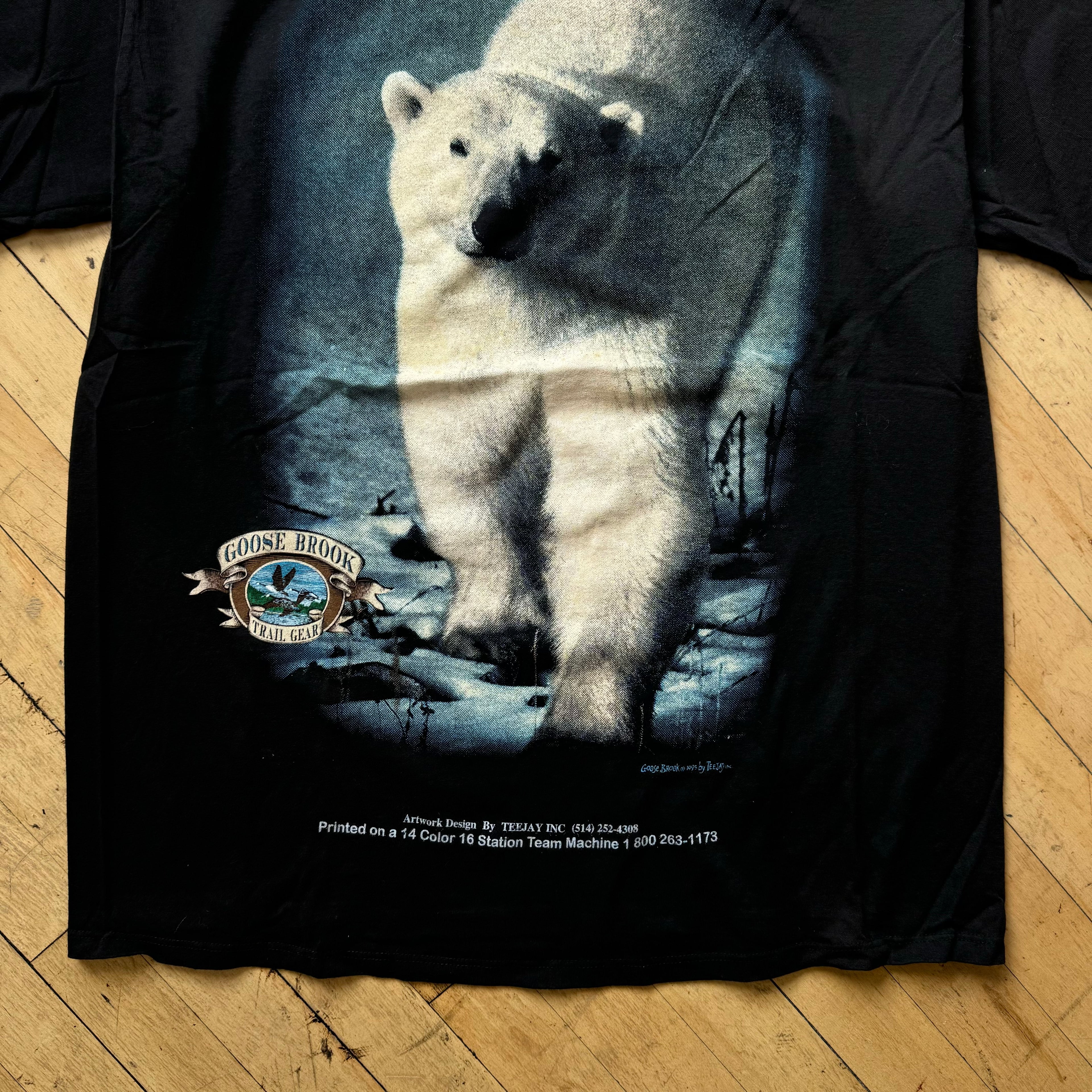 Vintage Polar Bear Trail Gear T-shirt Sz XL
