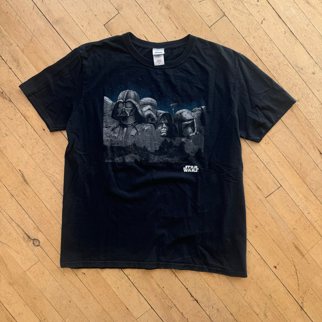 Y2K StarWars Faces T-shirt Sz L