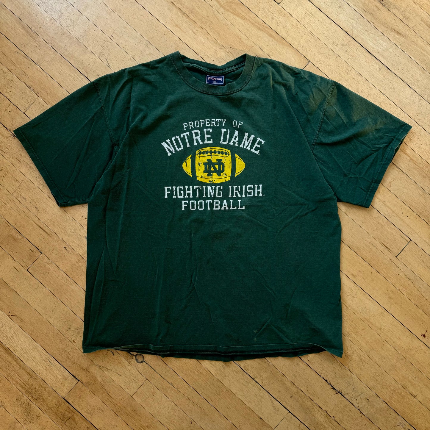 Vintage Property Of Notre Dame Football T-shirt Sz XXL