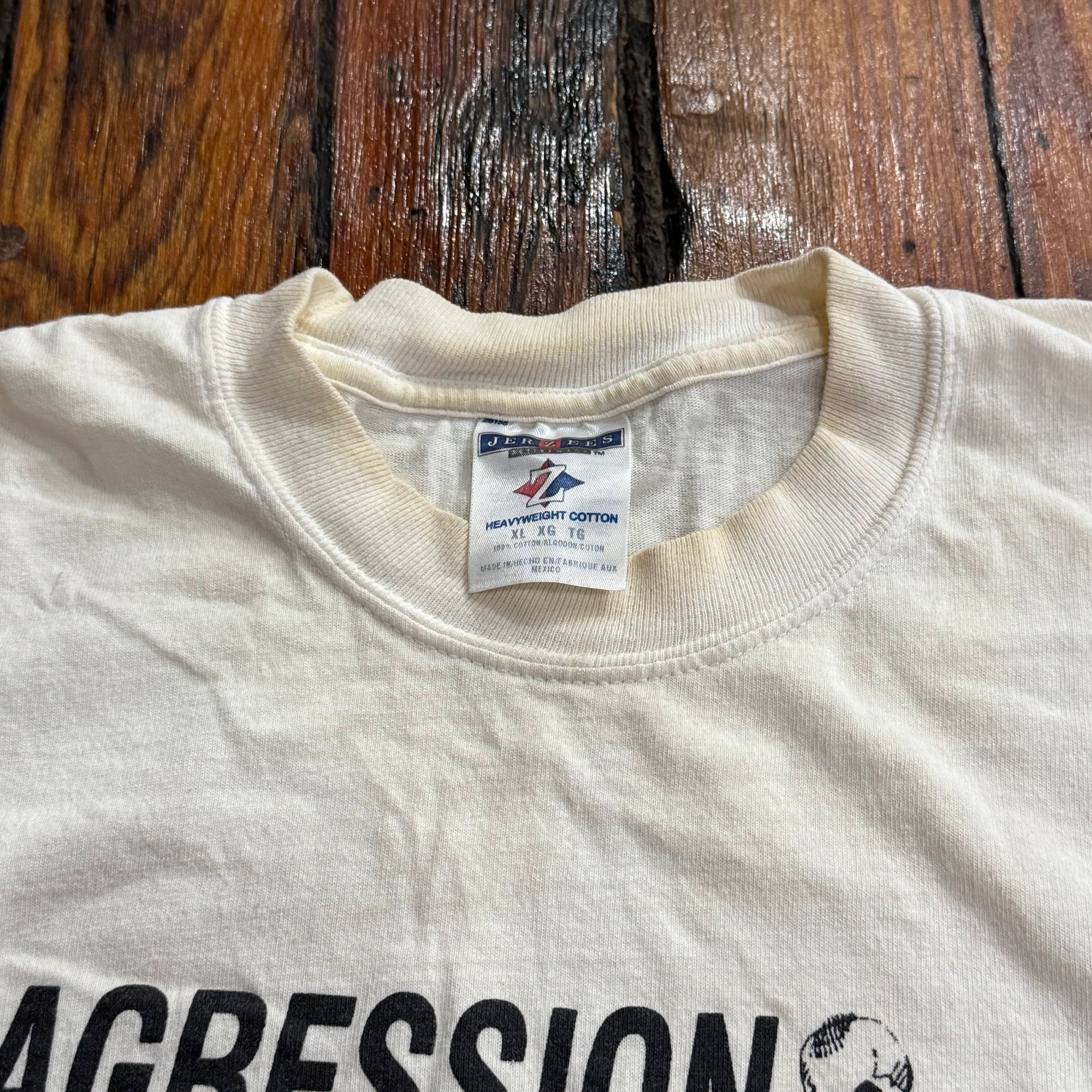 Vintage Aggression Band T-shirt Sz XL