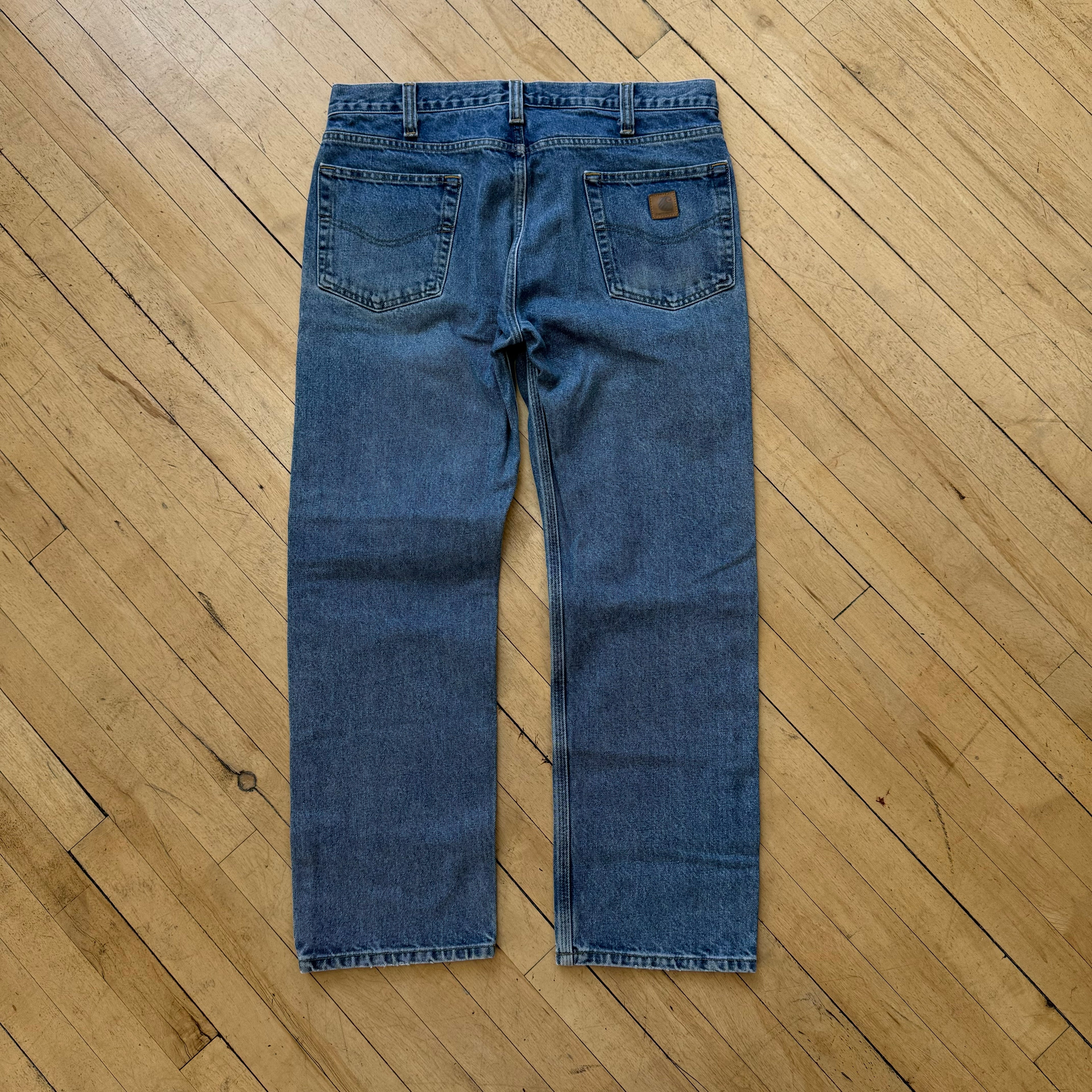 Vintage Carhartt Denim Jeans Sz 36x30
