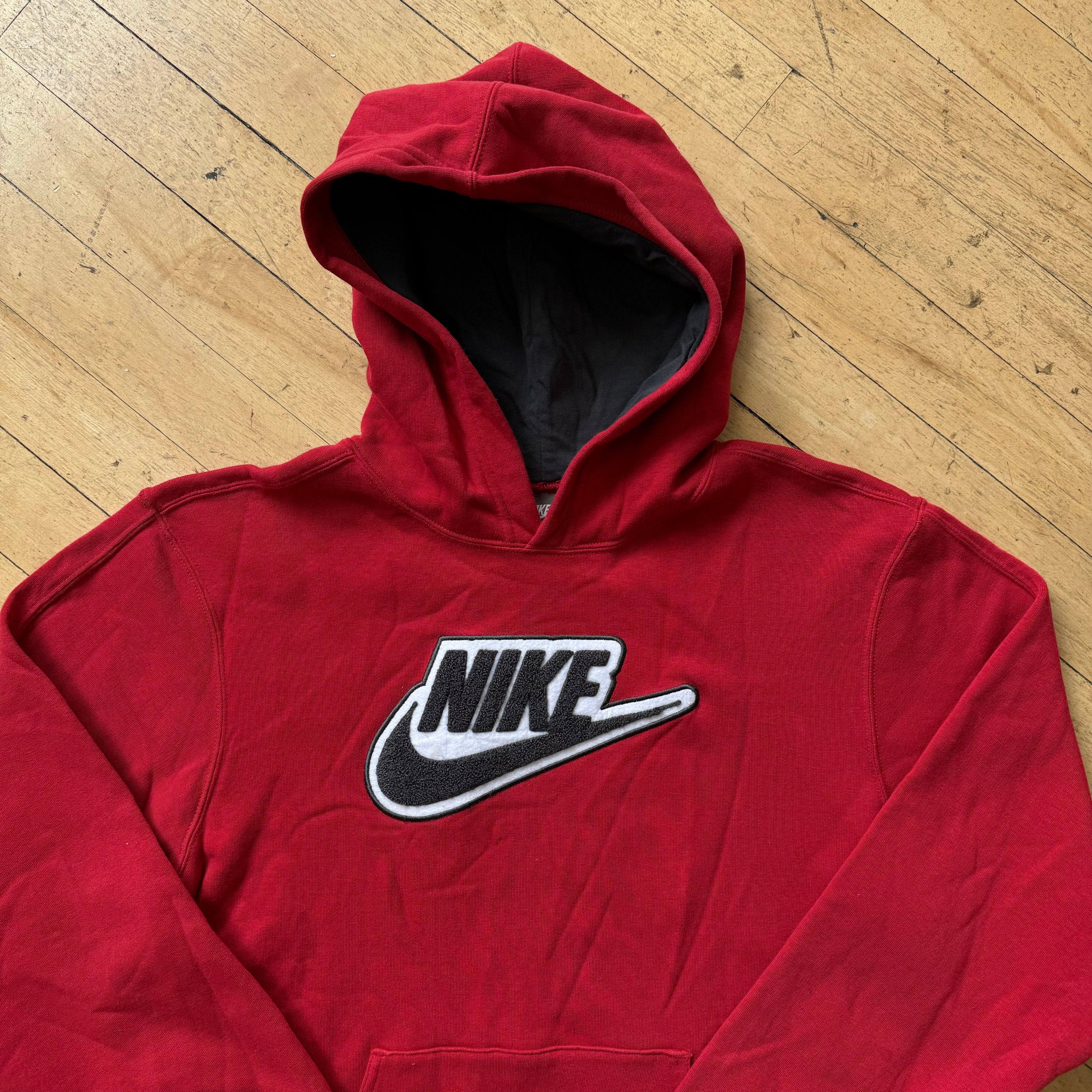 Vintage Y2K Big Logo Nike Hoodie Sz S