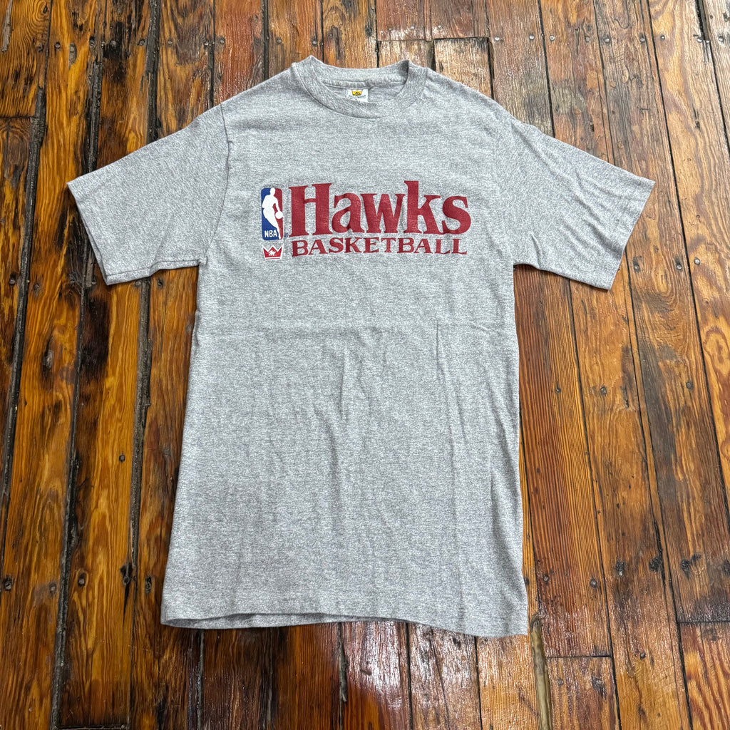 Vintage Hawks Basketball NBA T-shirt Sz L