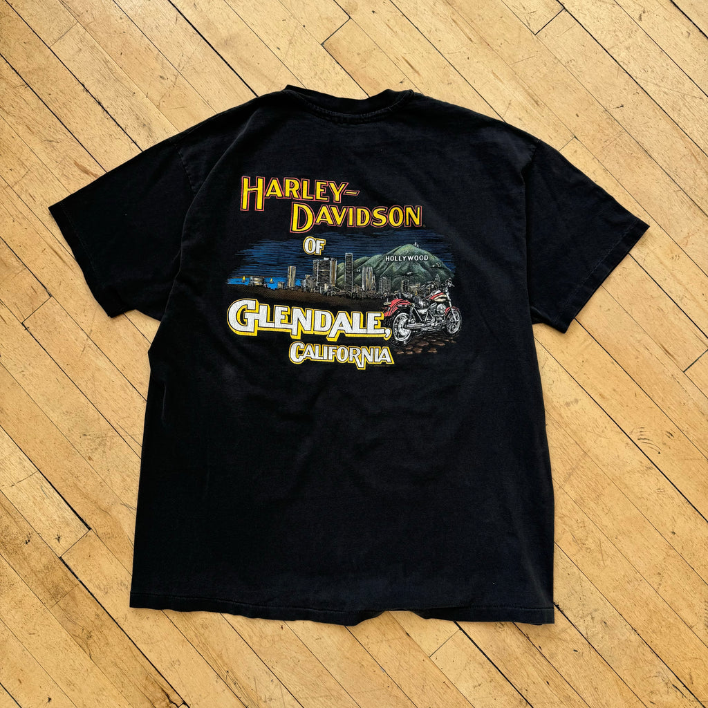 Vintage Harley Davidson x Looney Tunes T-shirt Sz XL