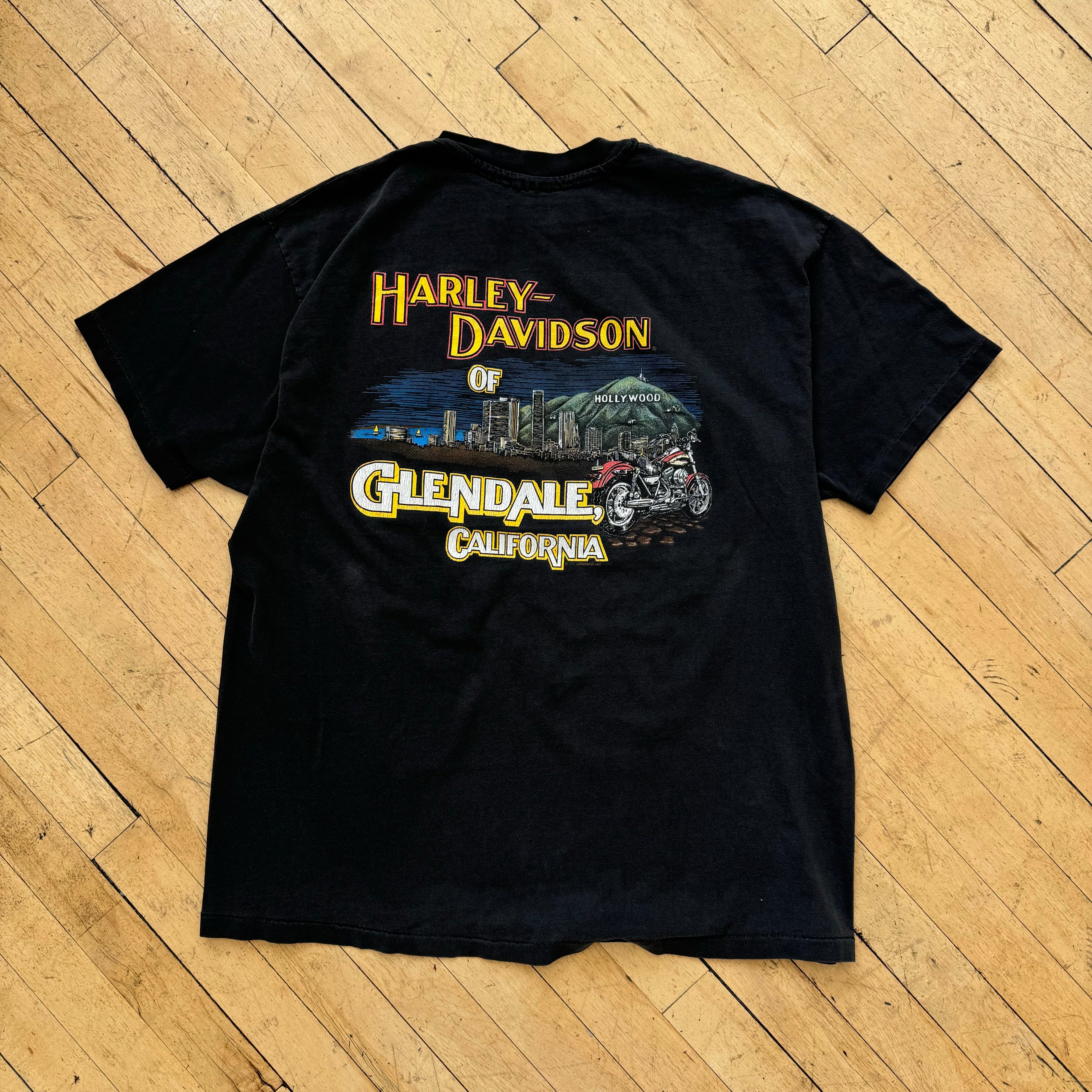 Vintage Harley Davidson x Looney Tunes T-shirt Sz XL