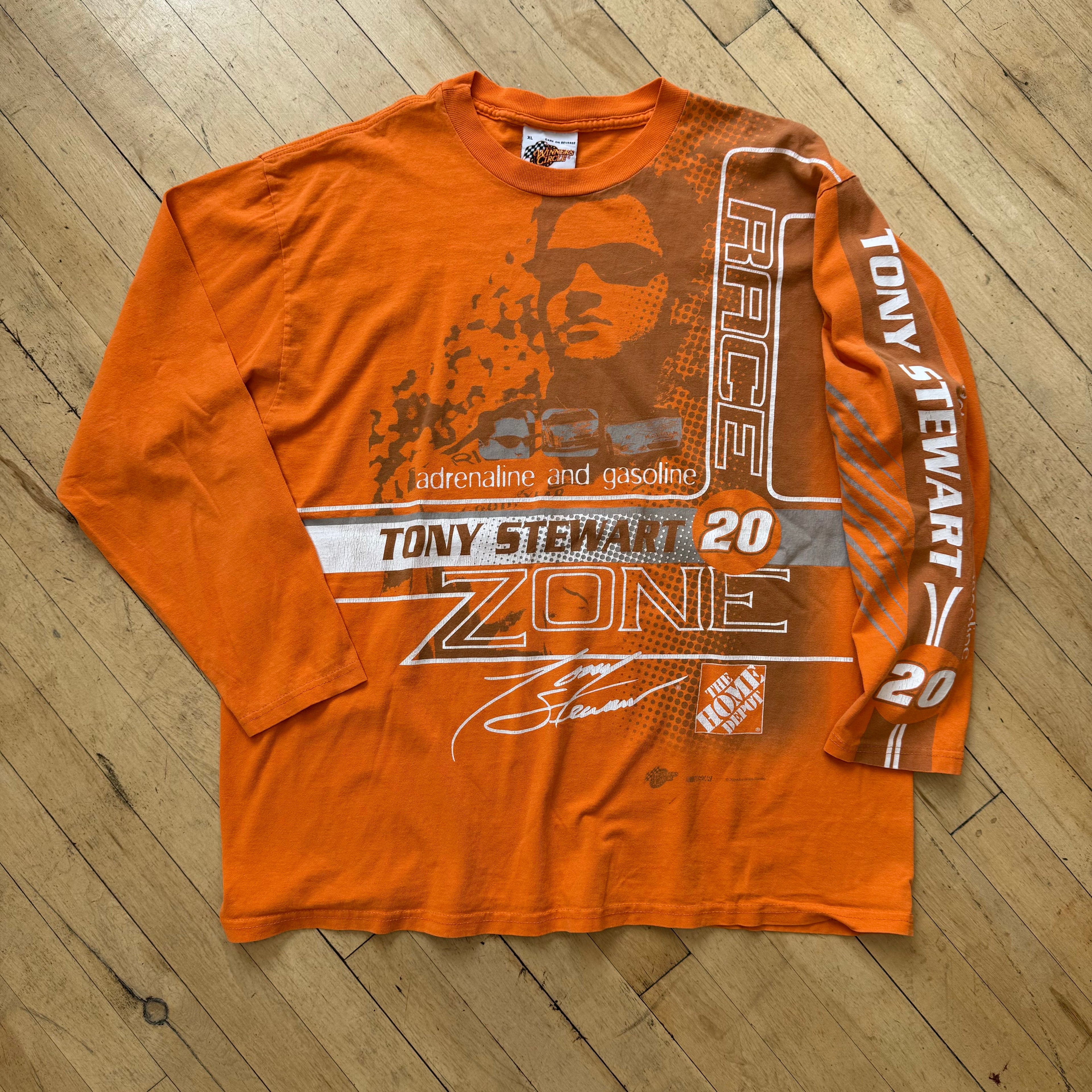 Vintage Tony Steuart Home Depot Nascar T-shirt Sz XL