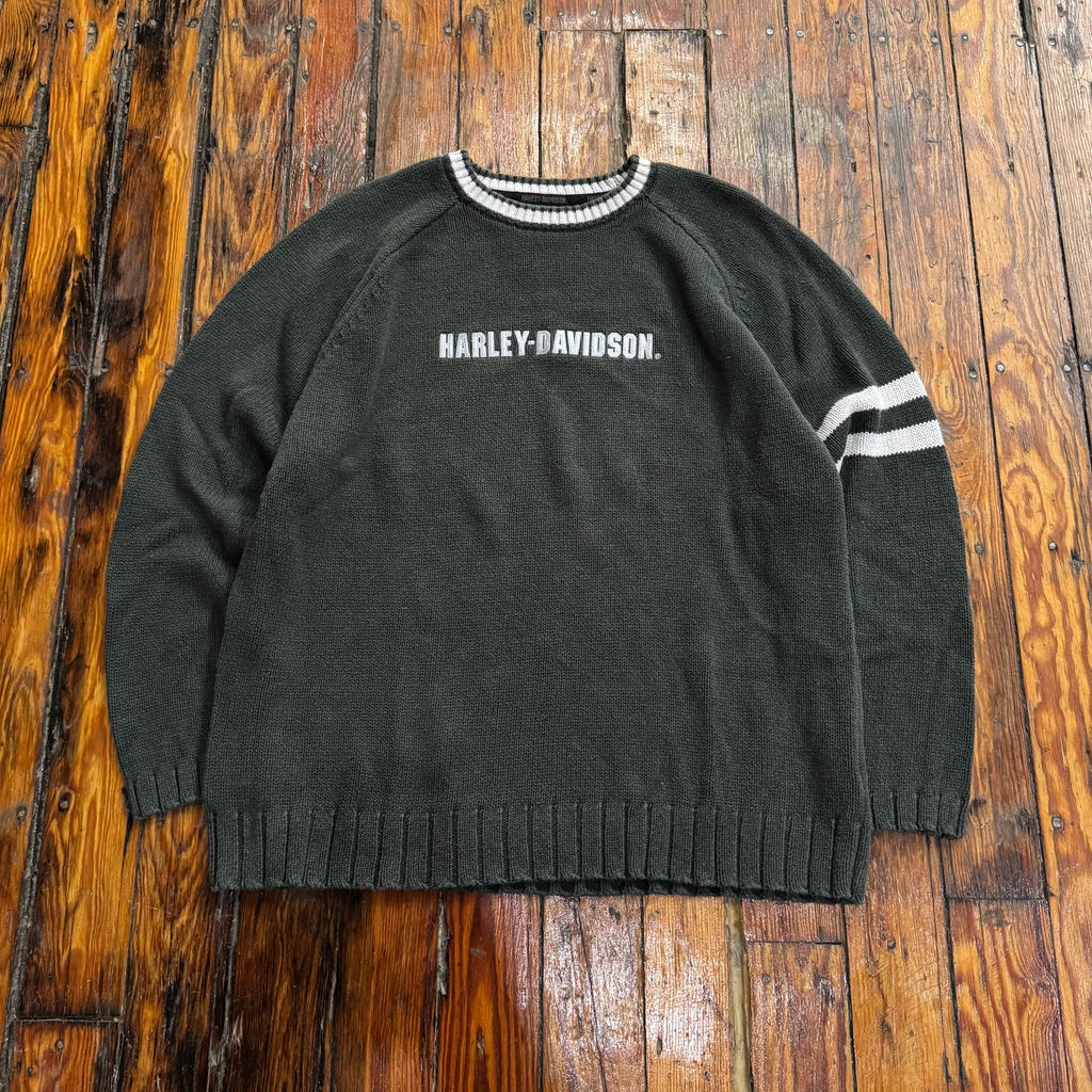 Vintage Harley Davidson Knit Sweater Sz XL