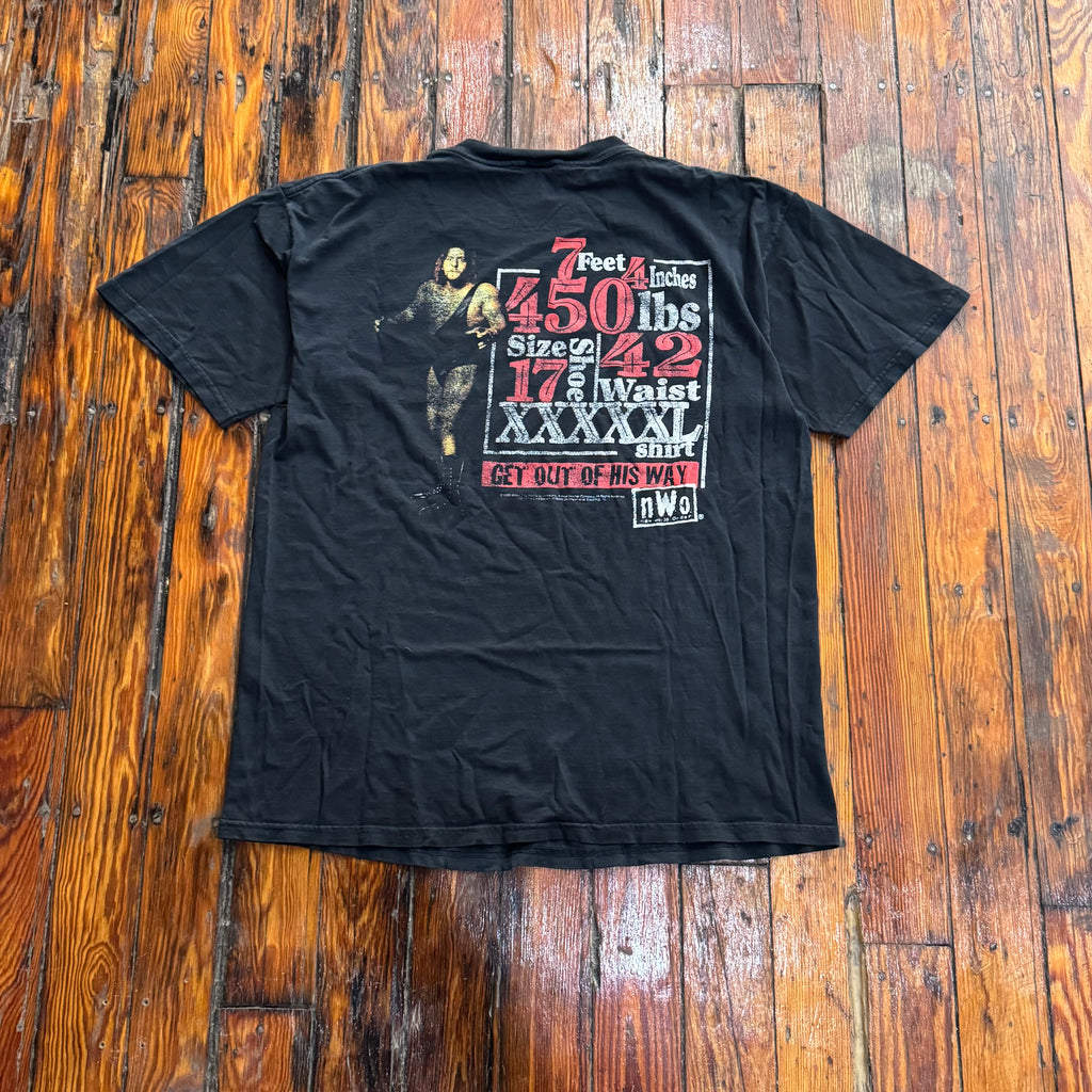 Vintage Thrashed WWE The Giant NWO T-shirt Sz XL