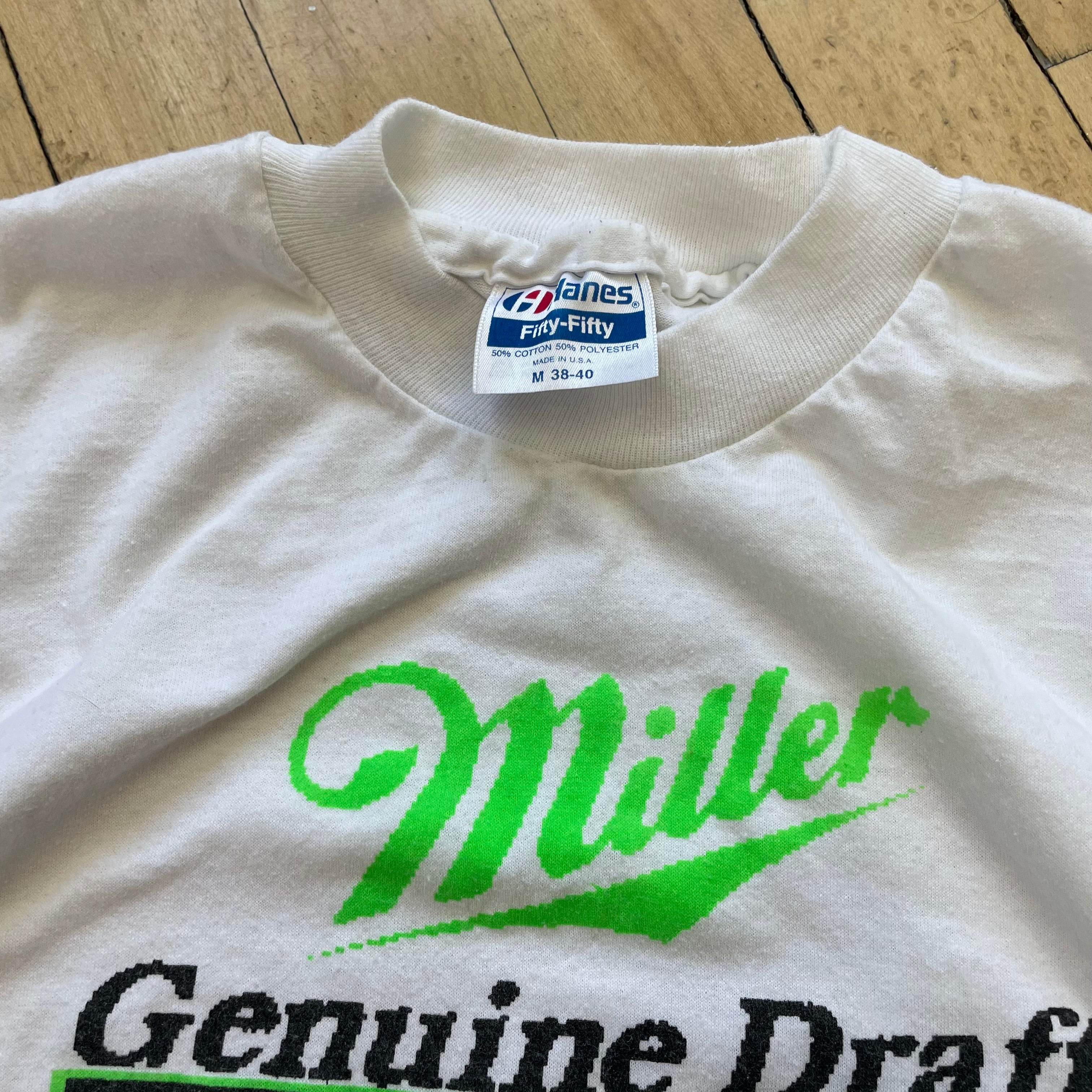 90s Miller Genuine Draft Racing Team T-shirt Sz S