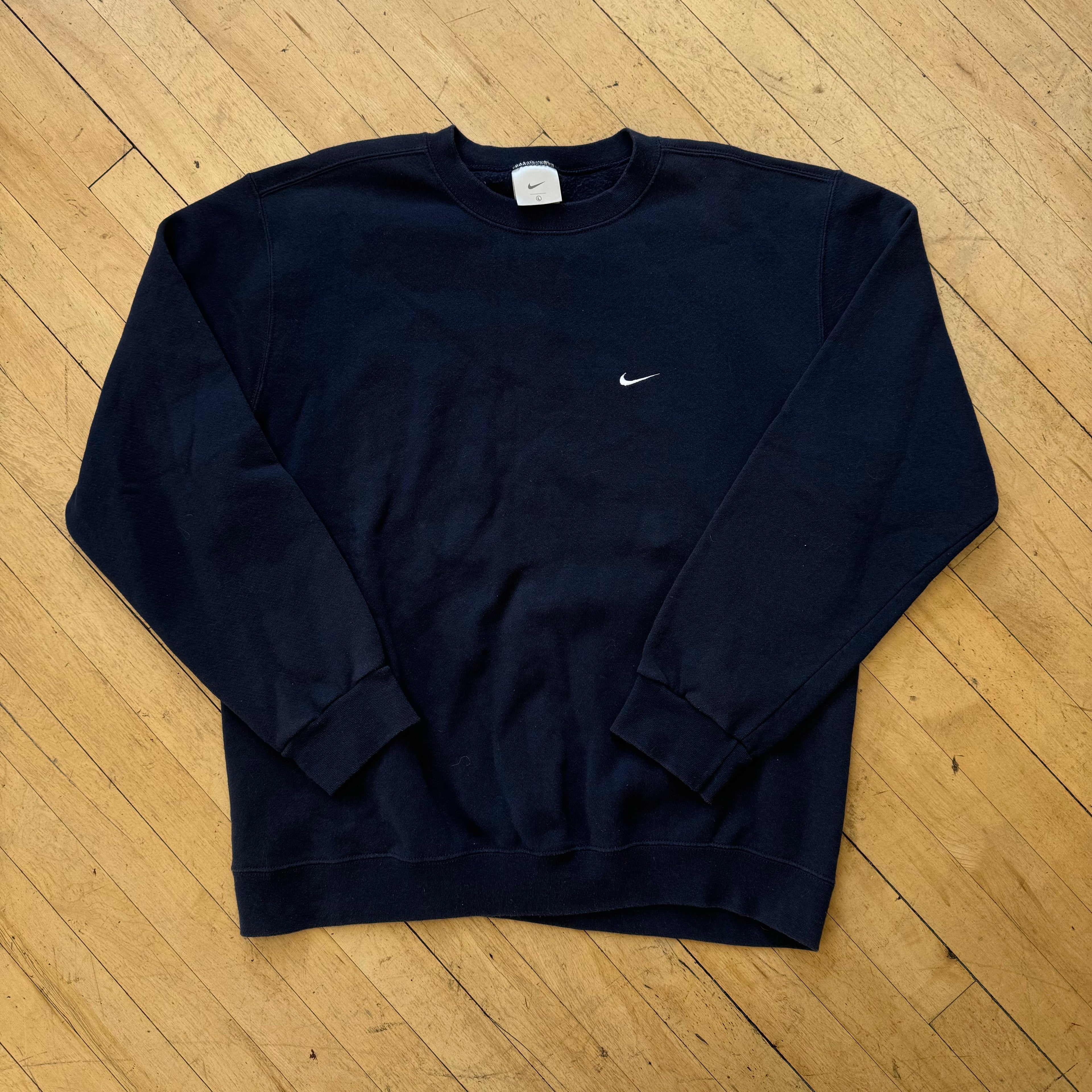 Vintage Nike Simple Swoosh Crewneck Sz L