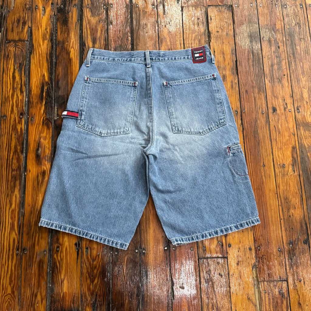 Vintage Baggy Tommy Hilfiger Denim Jean Shorts Sz 32