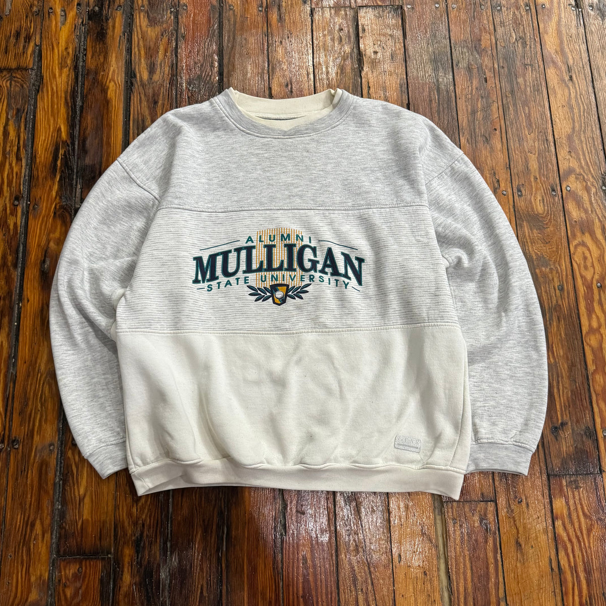 Vintage Mulligan State University Golf CrewNeck Sz XL