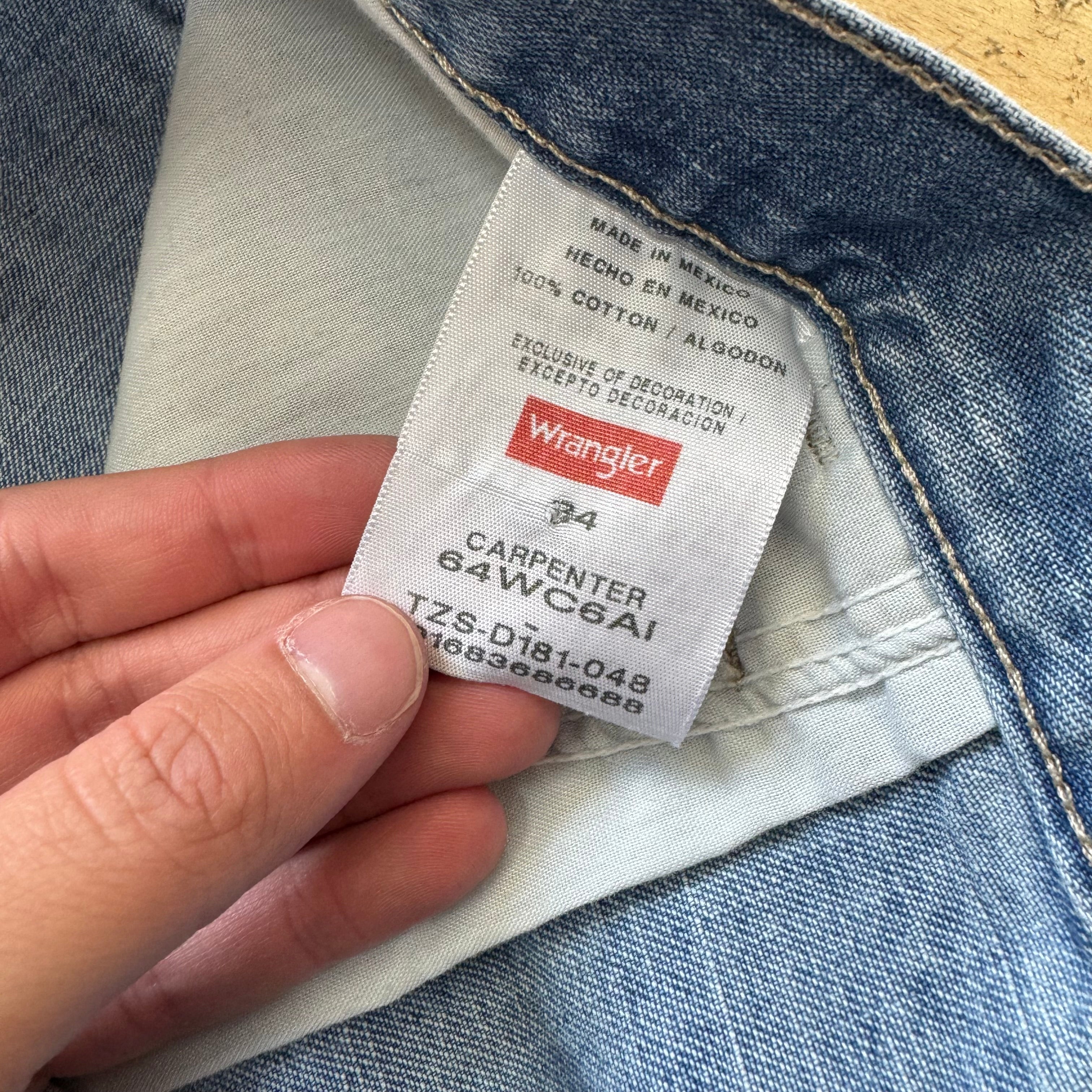 Vintage Wrangler Denim Jean Shorts Sz 34