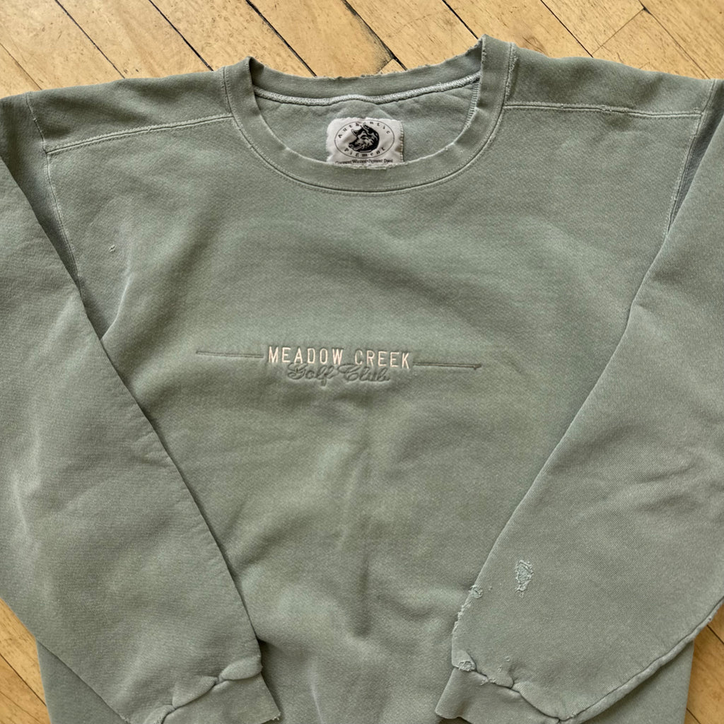 Vintage Meadow Creek Golf club CrewNeck Sz M