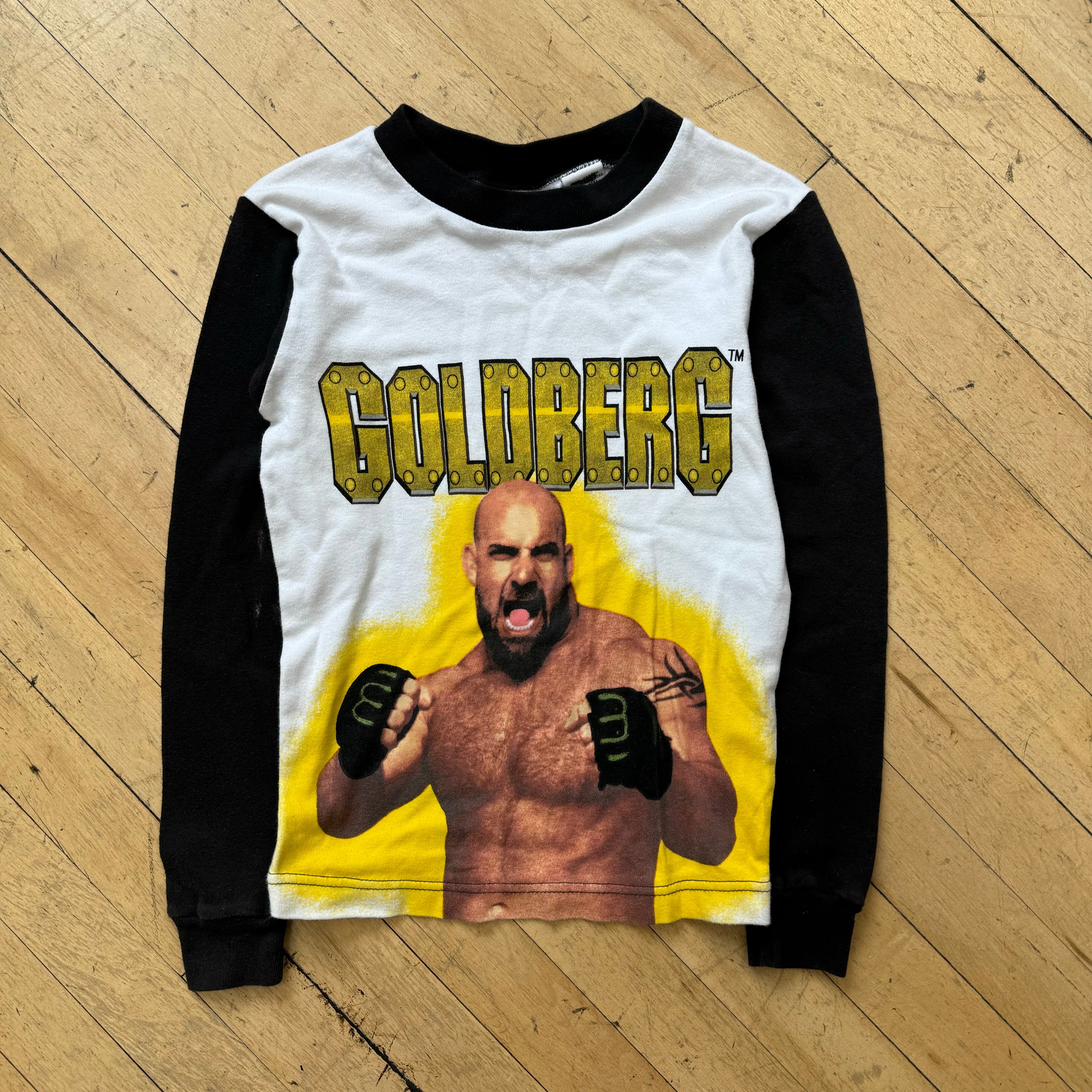 Vintage WWE Goldberg King Sleeve T-shirt Sz 12
