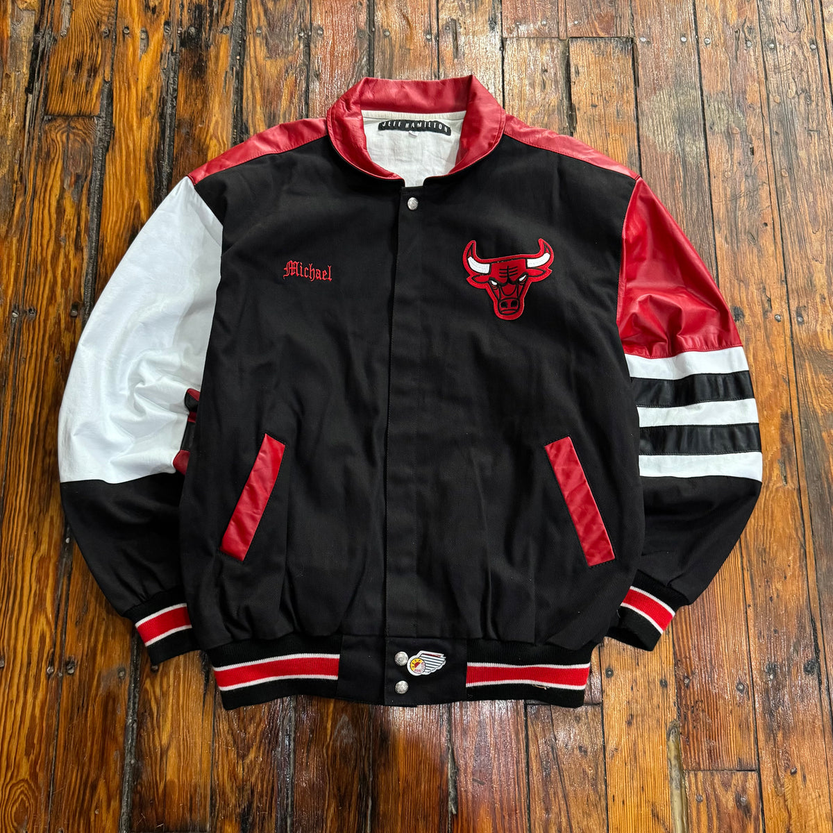 Vintage Chicago Bulls Jeff Hamilton Jacket Sz XL