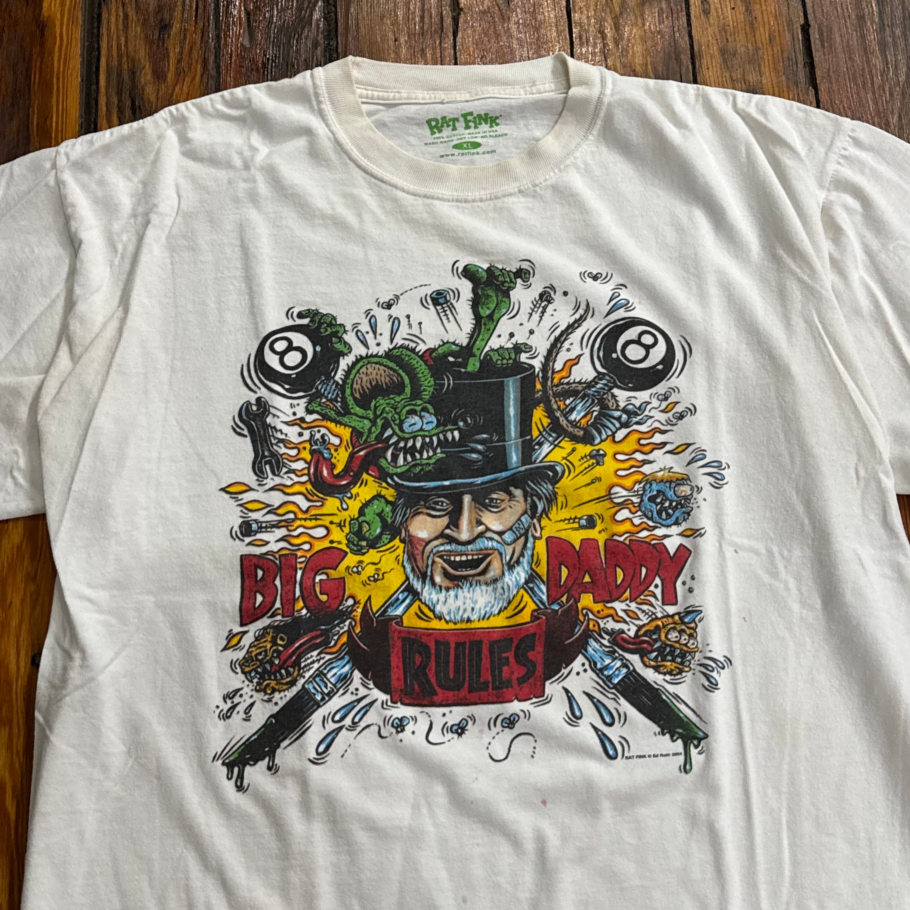 Vintage Ed Roth Big Daddy Rules T-shirt Sz XL