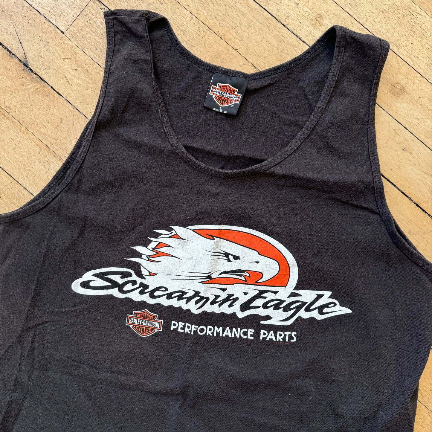 Vintage Screaming Eagle Harley Tank Top T-shirt Sz M