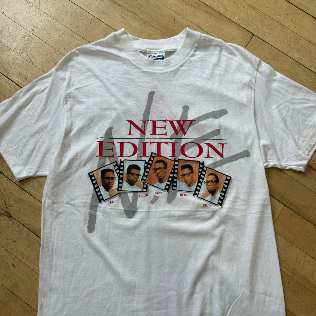 Vintage New Edition Heat Wave Tour ‘89 T-shirt Sz L