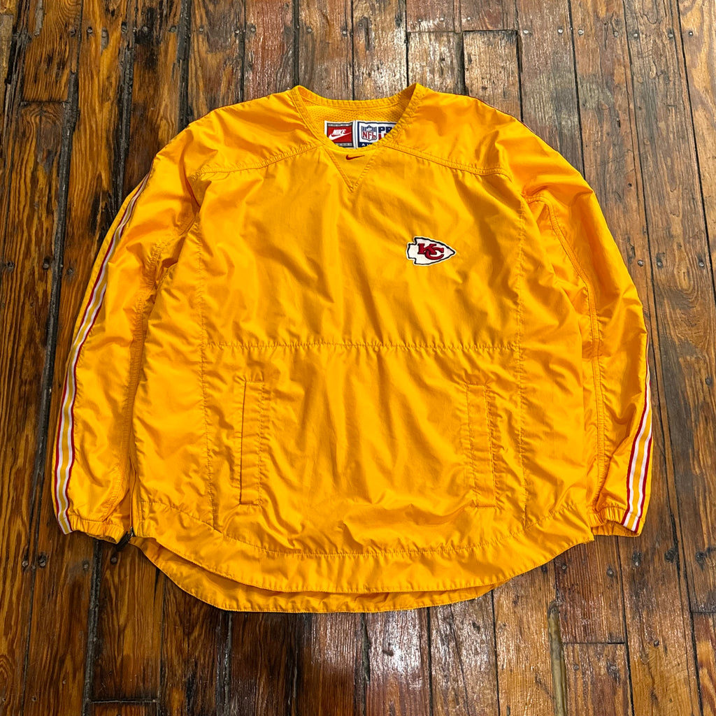 Vintage Nike ProLine Kansas City Chiefs Pullover Jacket Sz XL