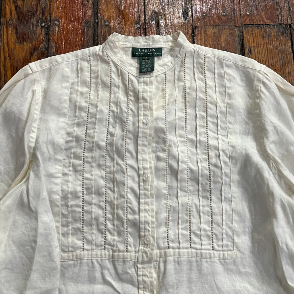 Vintage Ralph Lauren Button Up T-shirt Sz S