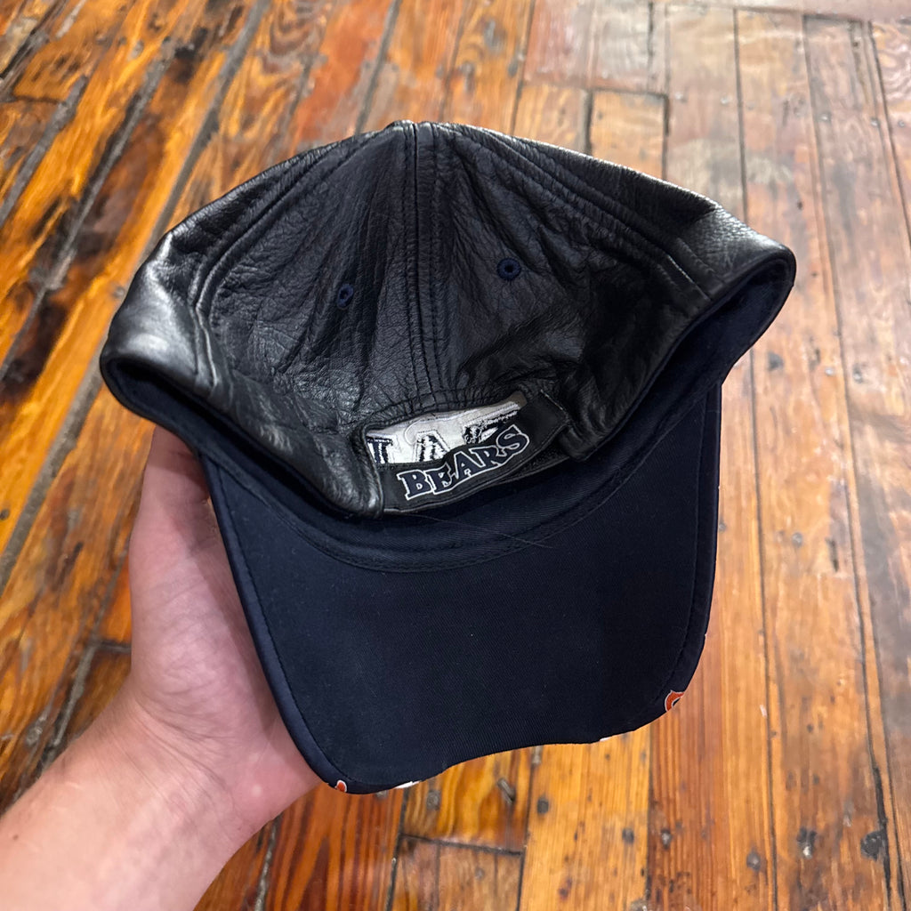 Vintage Leather Bears StrapBack Hat