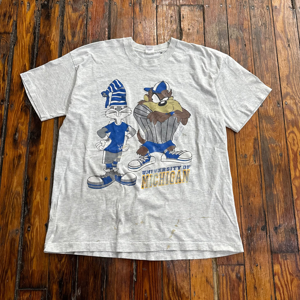 Vintage Looney Tunes University of Michigan T-shirt Sz XL