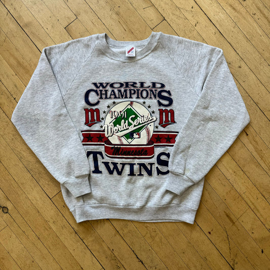 Vintage Twins World Series CrewNeck Sz L