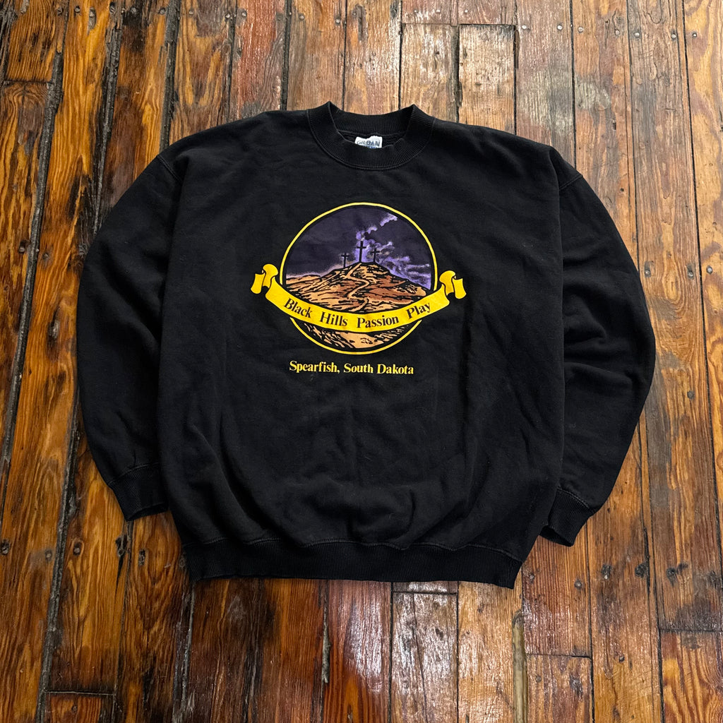 Vintage Black Hills Passion Play Crewneck Sz Xl