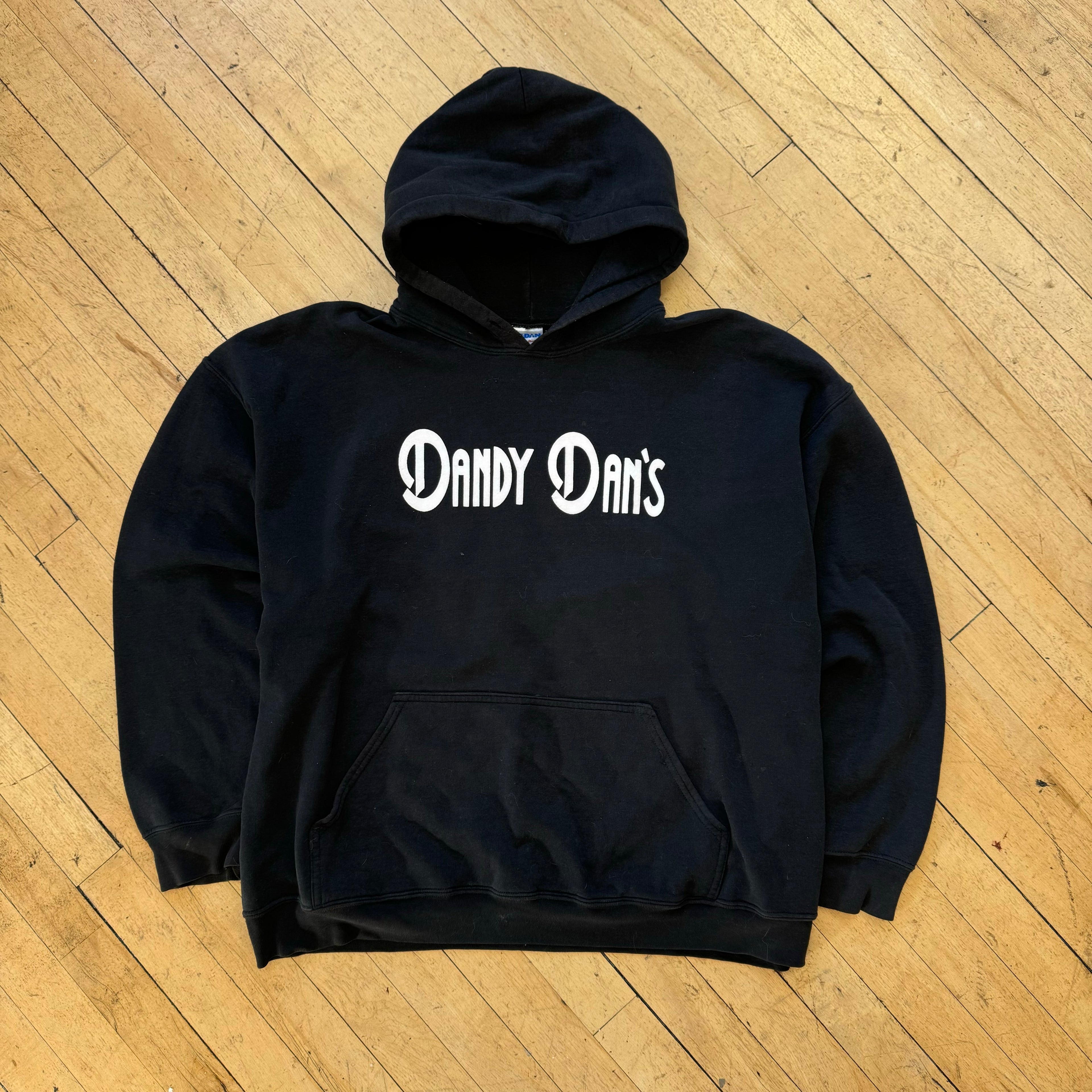 Vintage Dandy Dans Staff Hoodie Sz XL