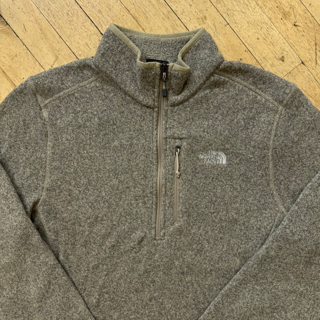 Y2K North Face Quarter Zip Fleece Jacket Sz M