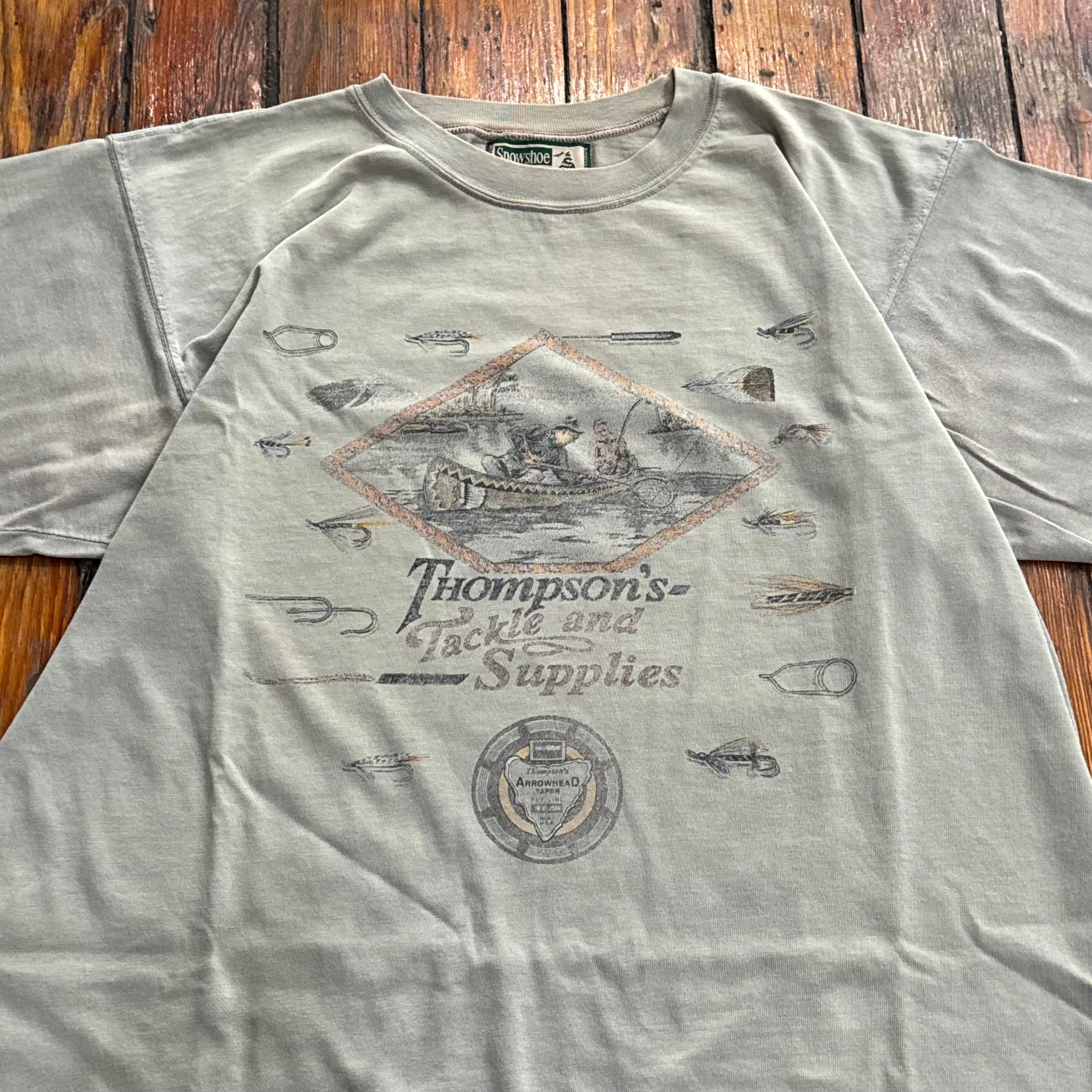 Vintage Thompson Tackle and Supplies t-shirt Sz XL