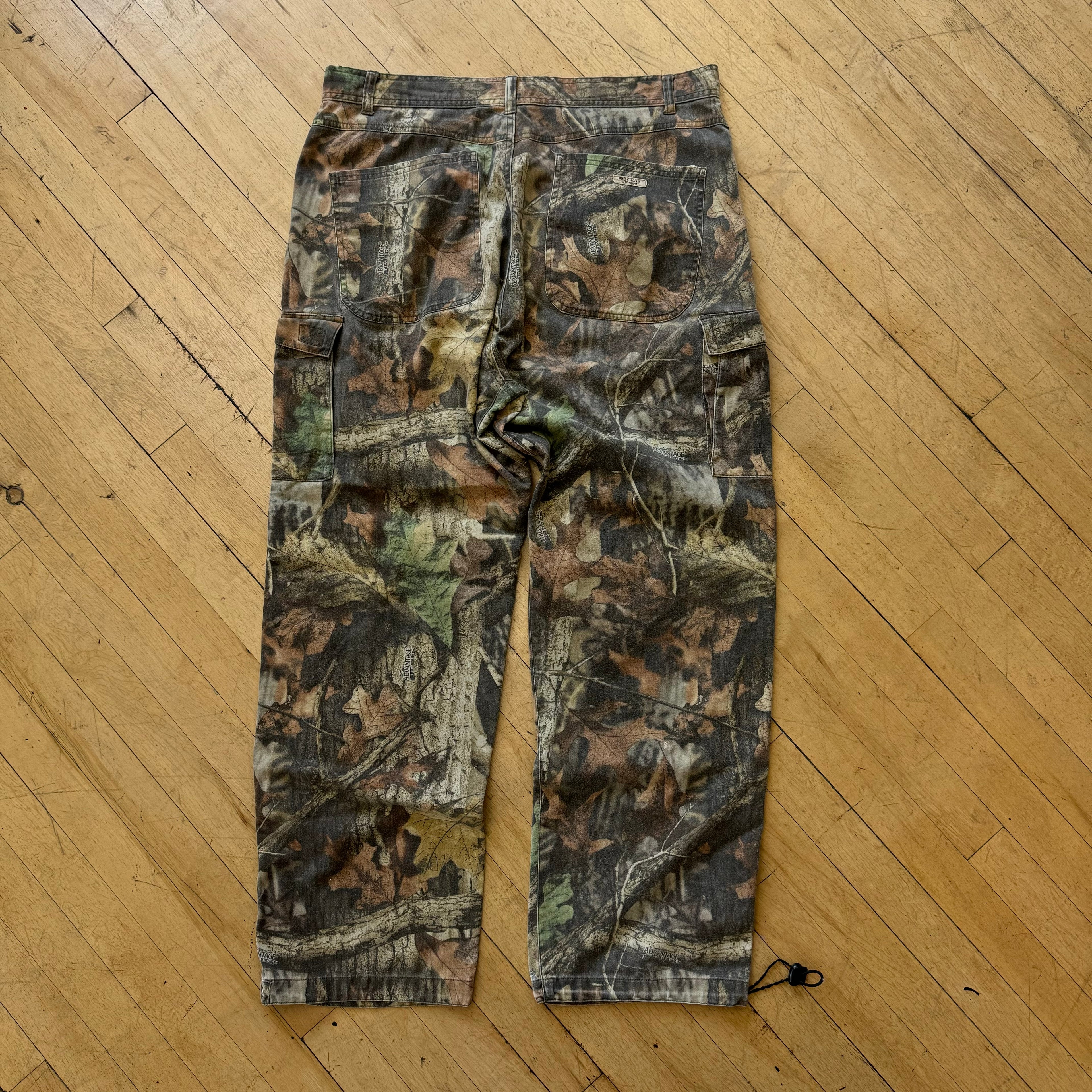 Vintage ProGear By Wrangler Camo Cargo Pants Sz 40