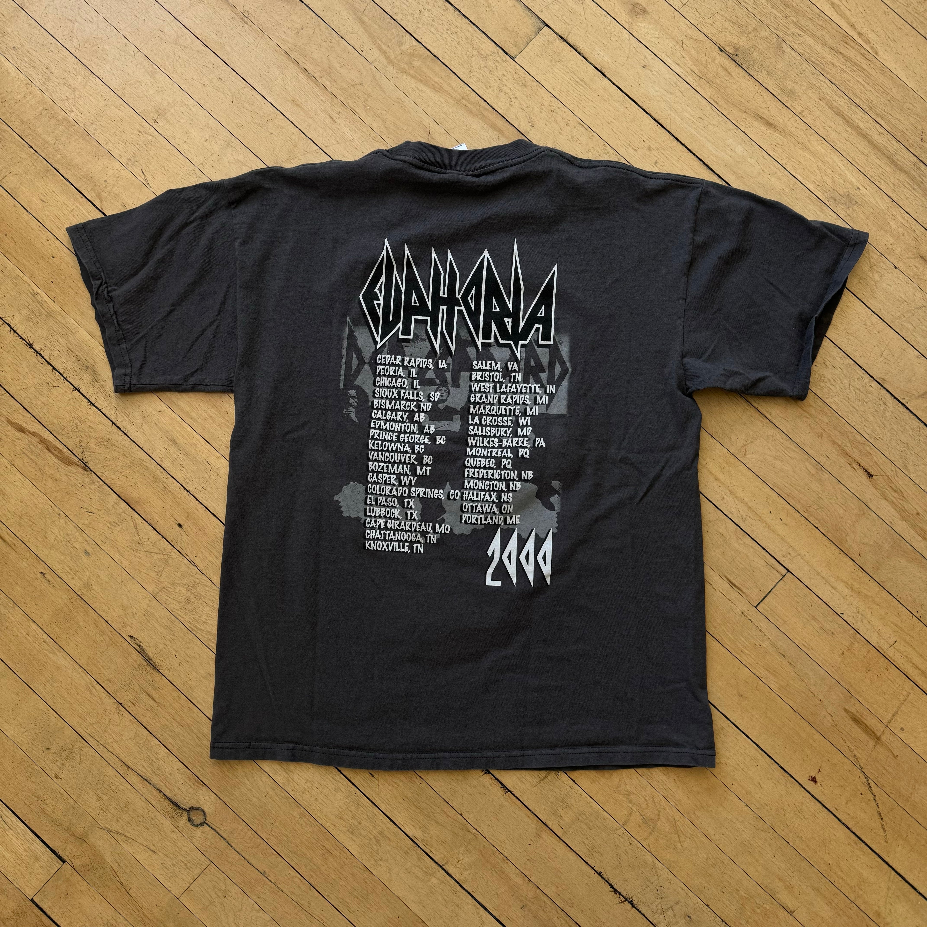 Vintage Def Leopard Tour T-shirt Sz L