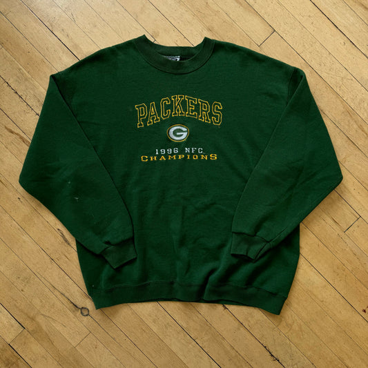 Vintage ‘96 NFC Champs Palers CrewNeck Sz L