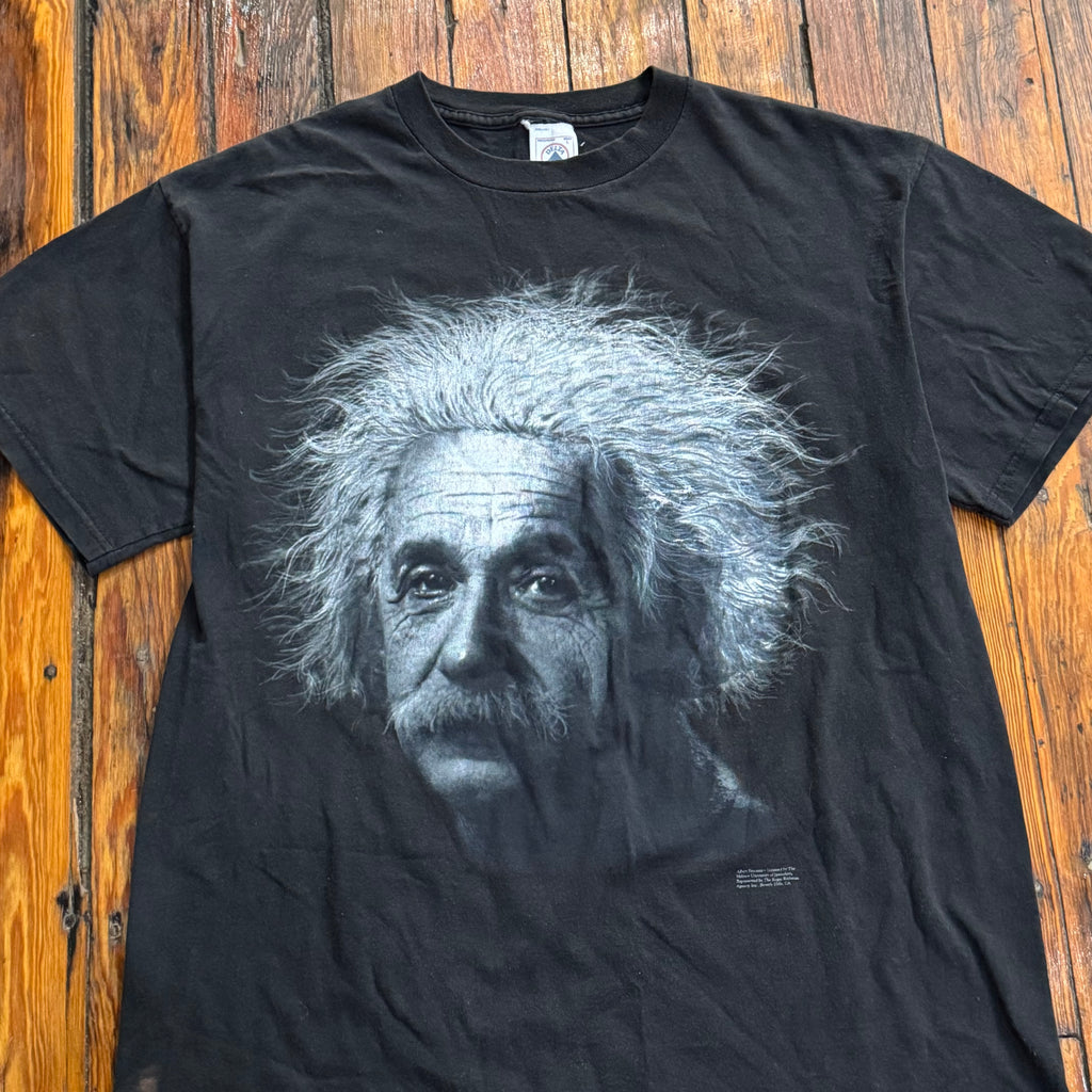 Vintage Albert Einstein Big Face T-shirt Sz L