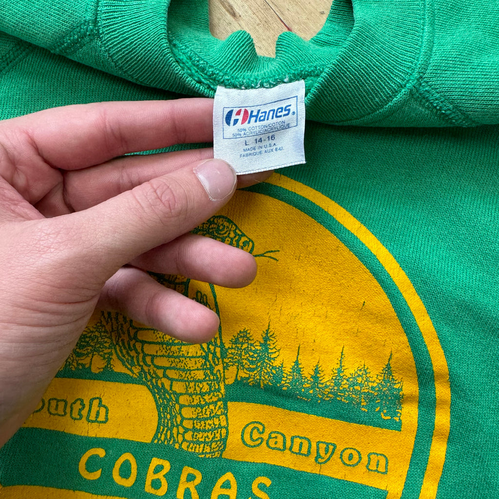 Vintage South Canyon Cobra’s Crewneck Sz YTH L
