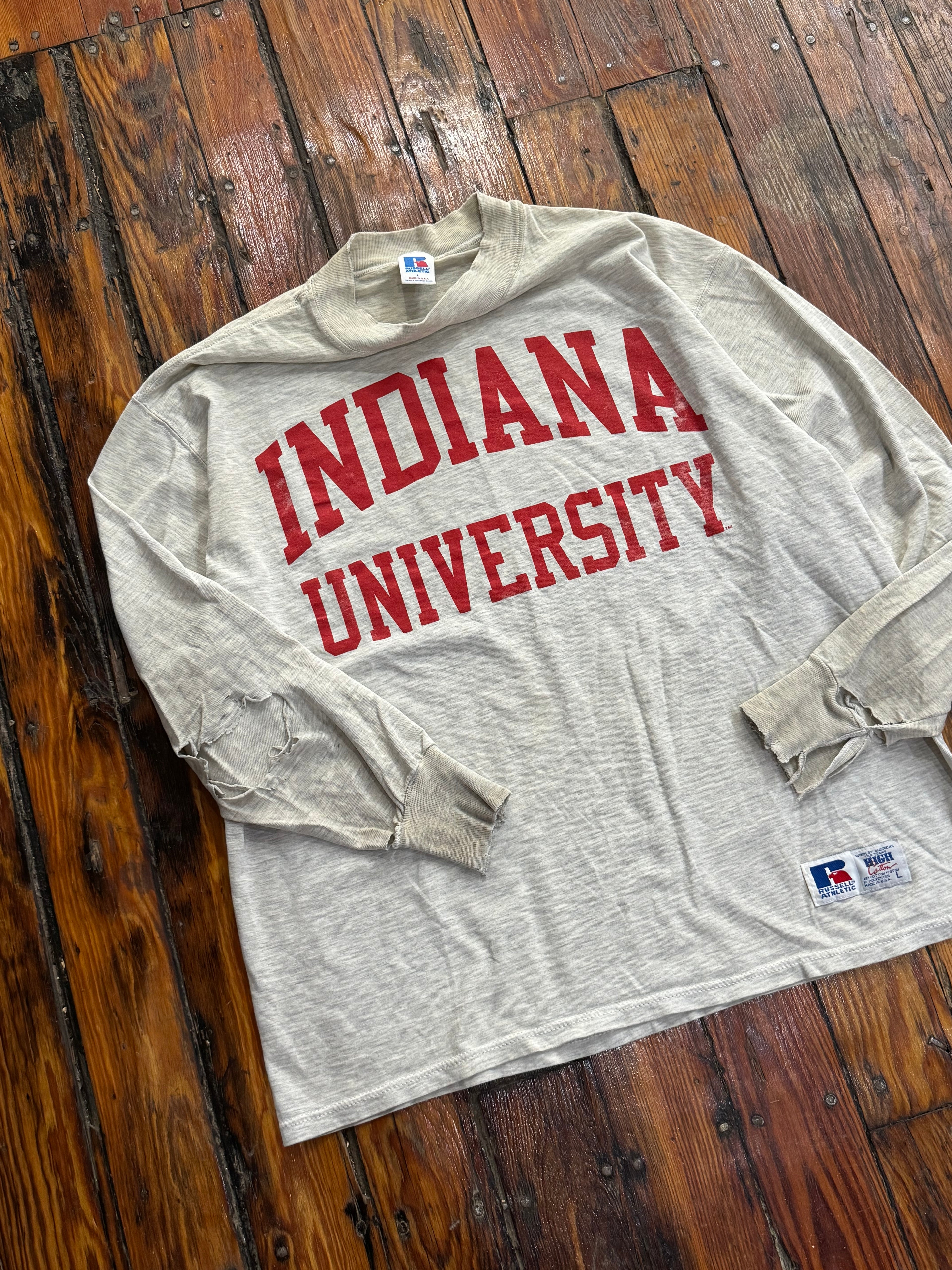 Vintage Thrashed Indiana University Sz L