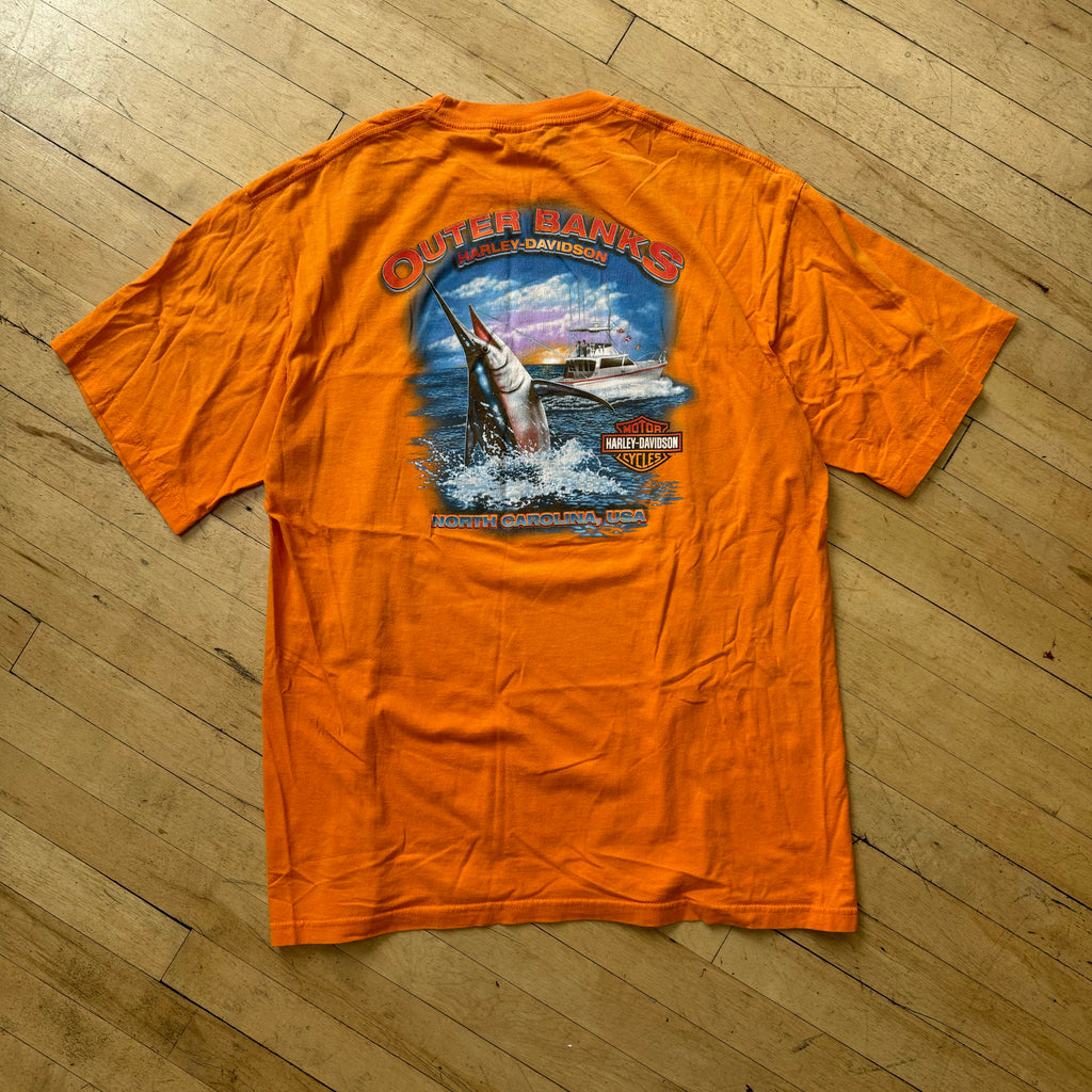 Vintage Dragon Harley Davidson OuterBanks T-shirt Sz XL