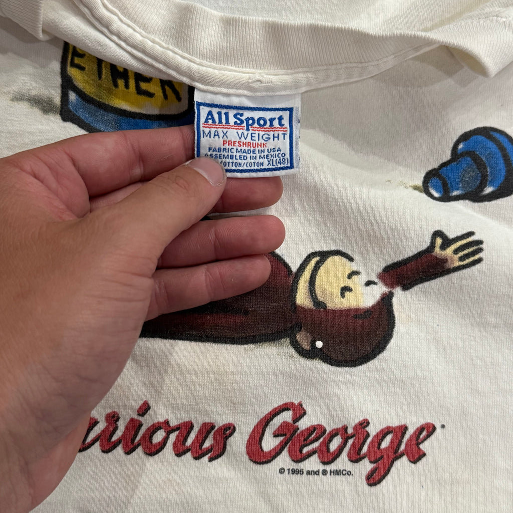 Vintage Curios George Ether Comedy T-shirt Sz XL