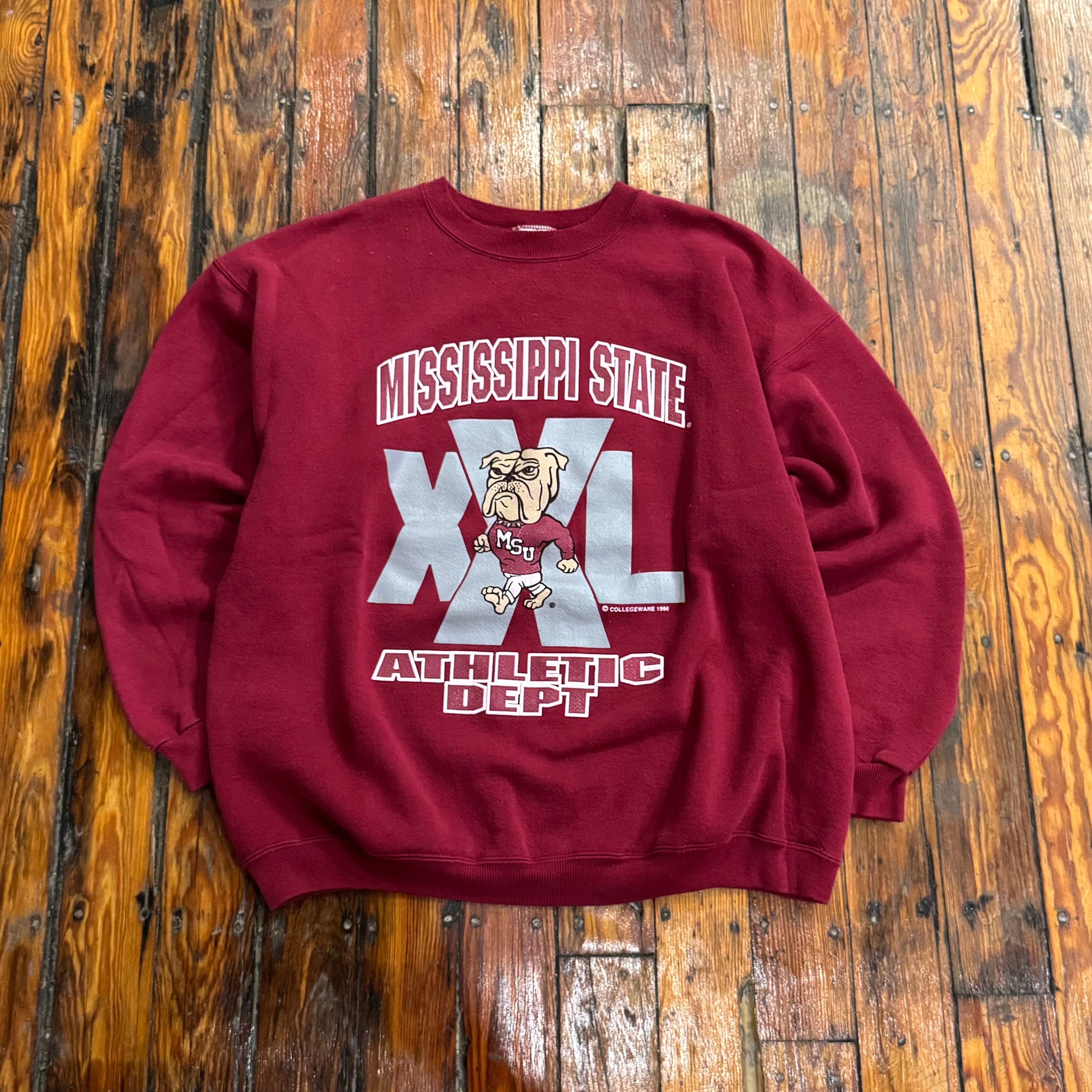 Vintage University of Mississippi State Crewneck Sz XL